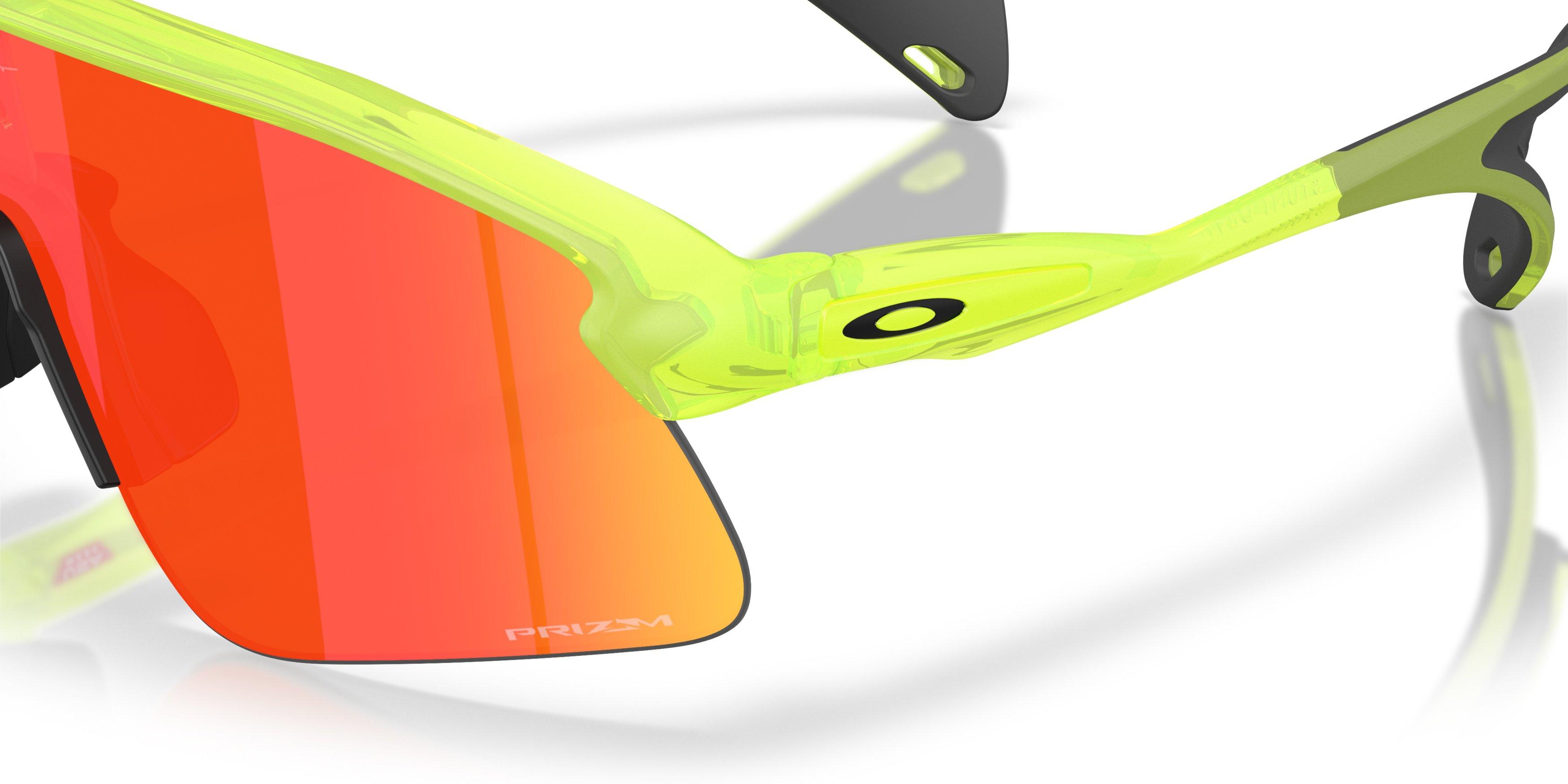 Oakley Stunt Devil Prizm Ruby Sunglasses &ndash; Matte Uranium - YELLOW/RED Thumbnail View 4