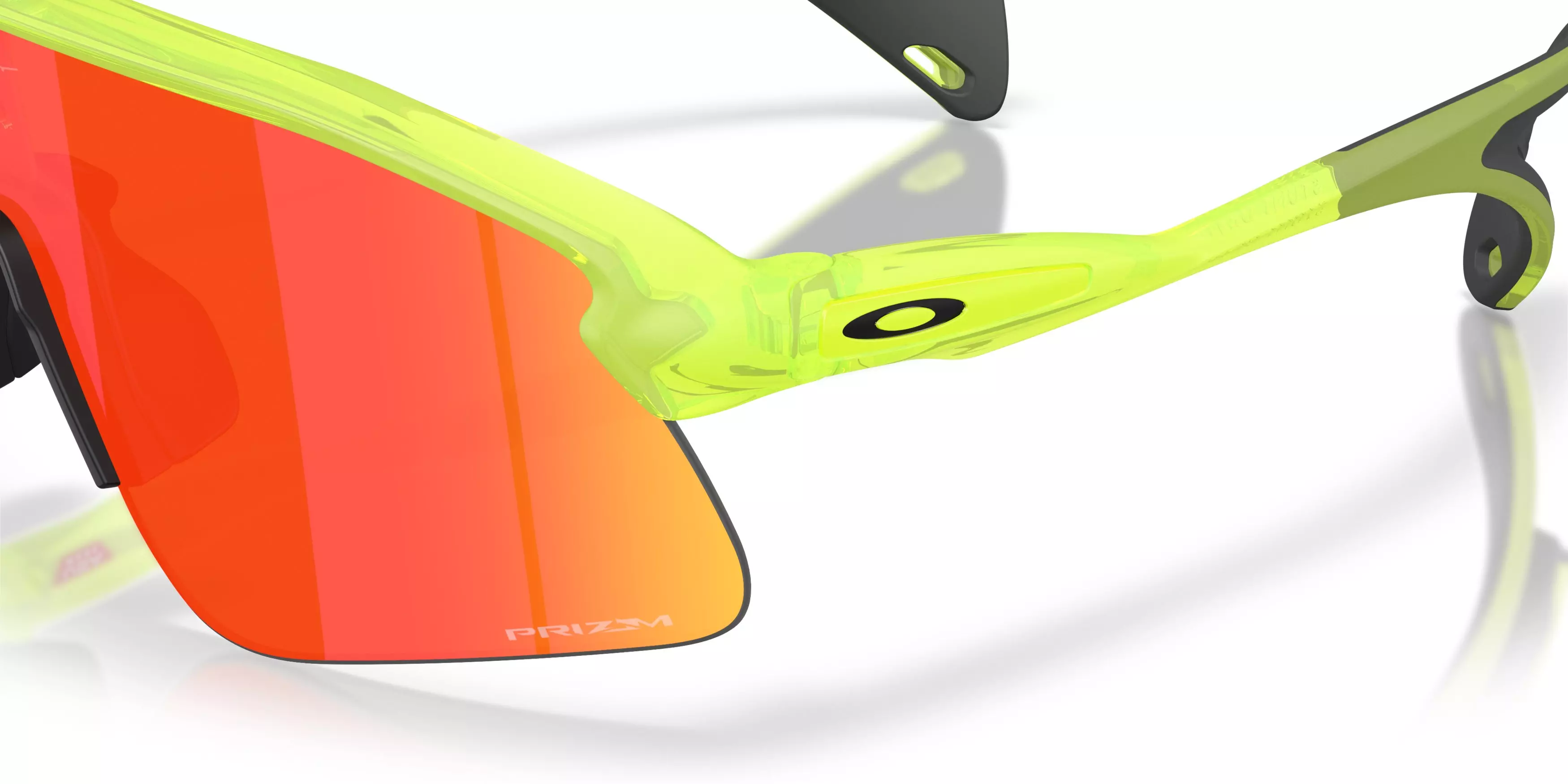 Oakley Stunt Devil Prizm Ruby Sunglasses – Matte Uranium - YELLOW/RED