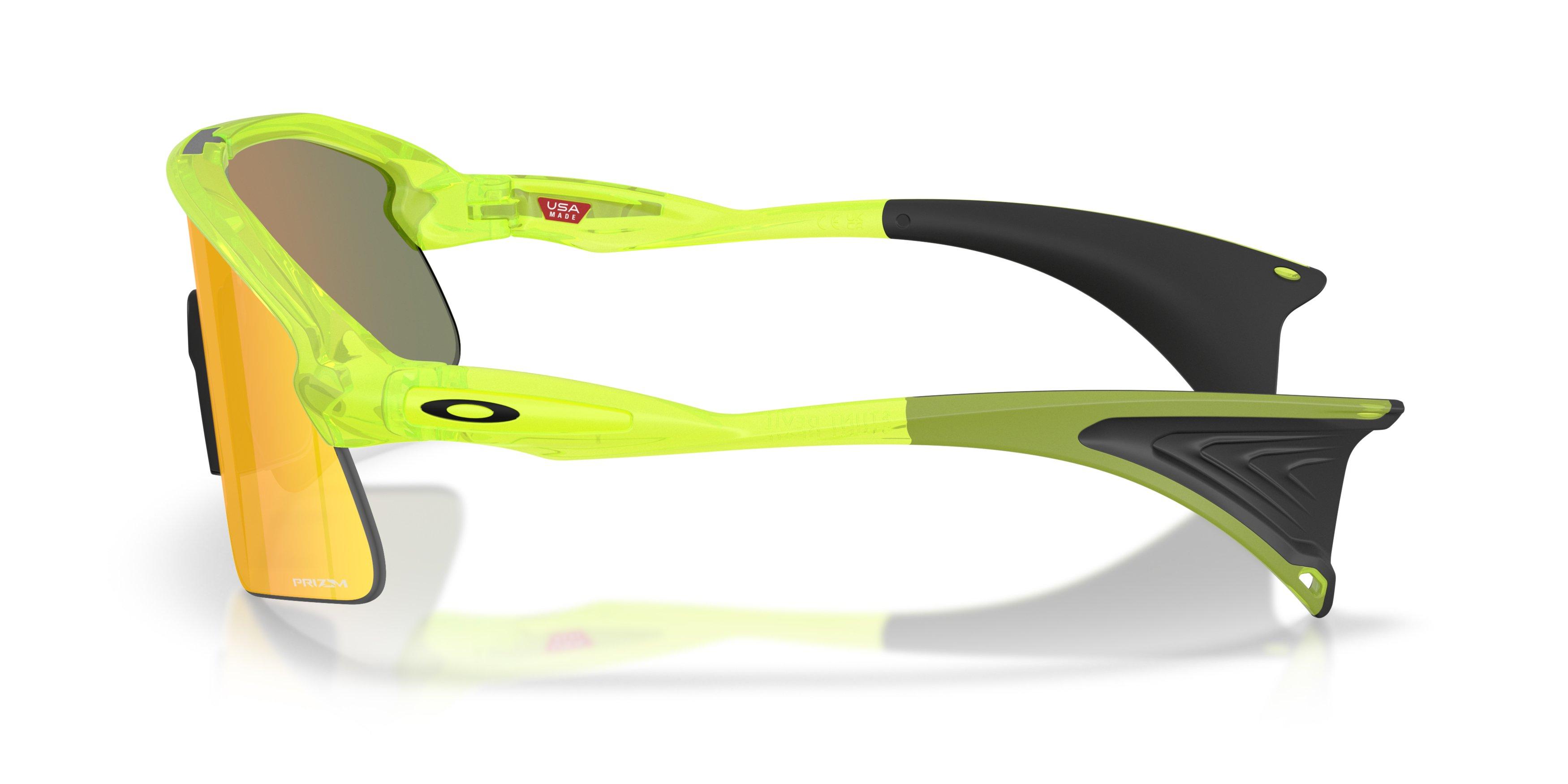 Oakley Stunt Devil Prizm Ruby Sunglasses &ndash; Matte Uranium - YELLOW/RED Thumbnail View 6