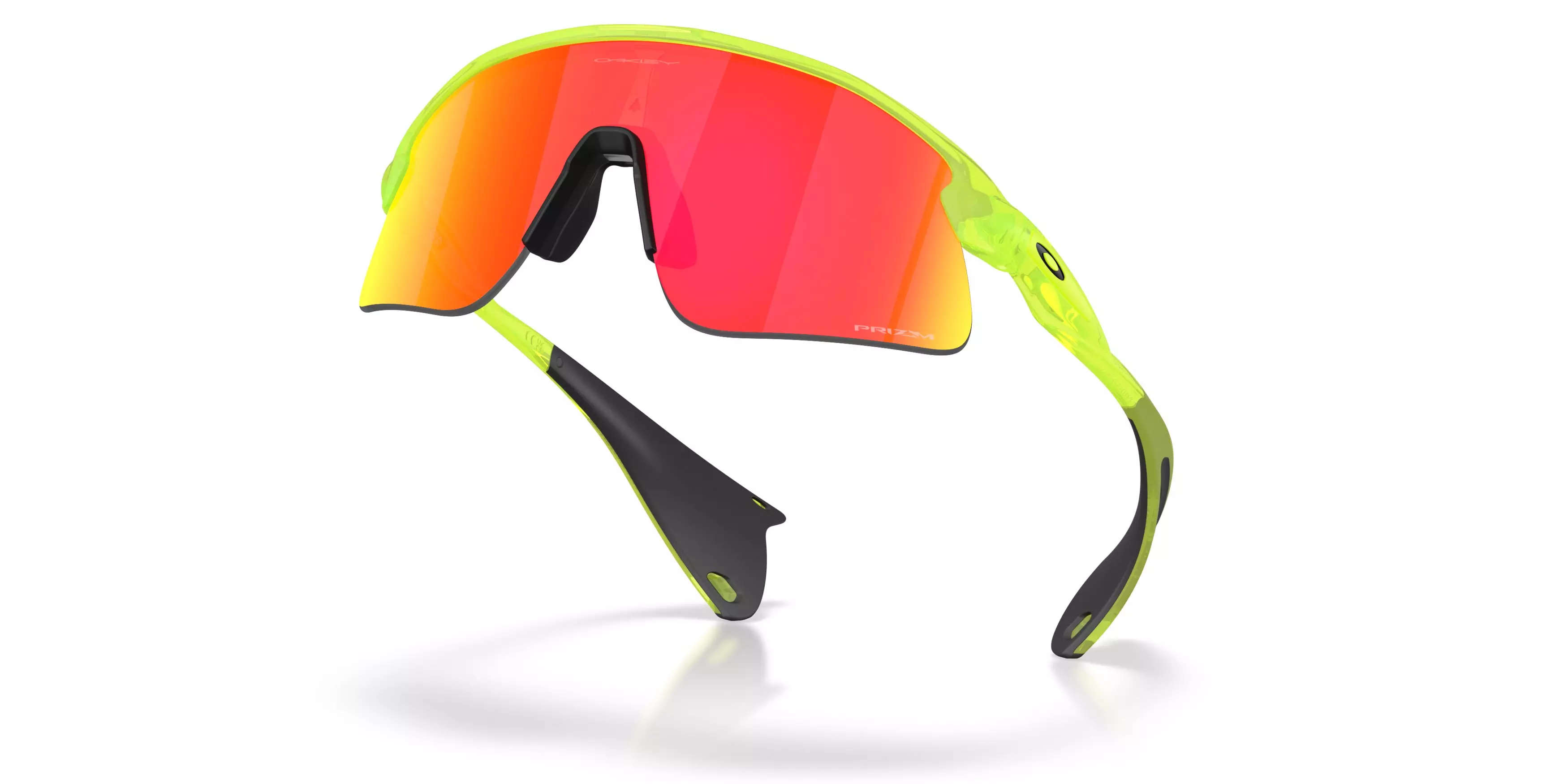 Oakley Stunt Devil Prizm Ruby Sunglasses – Matte Uranium - YELLOW/RED
