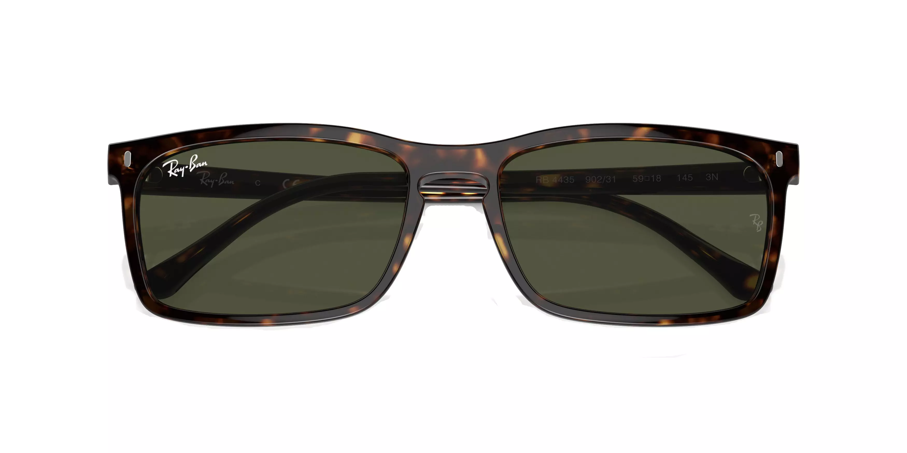 Ray-Ban 0RB4435 Sunglasses - BROWN/GREEN