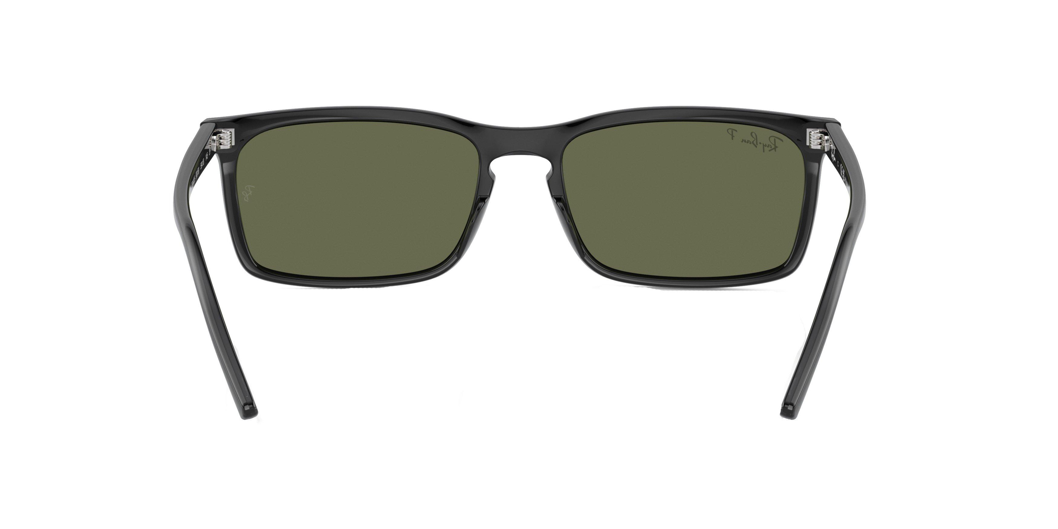 Ray-Ban 0RB4435 Sunglasses - BLACK/GREEN Thumbnail View 2
