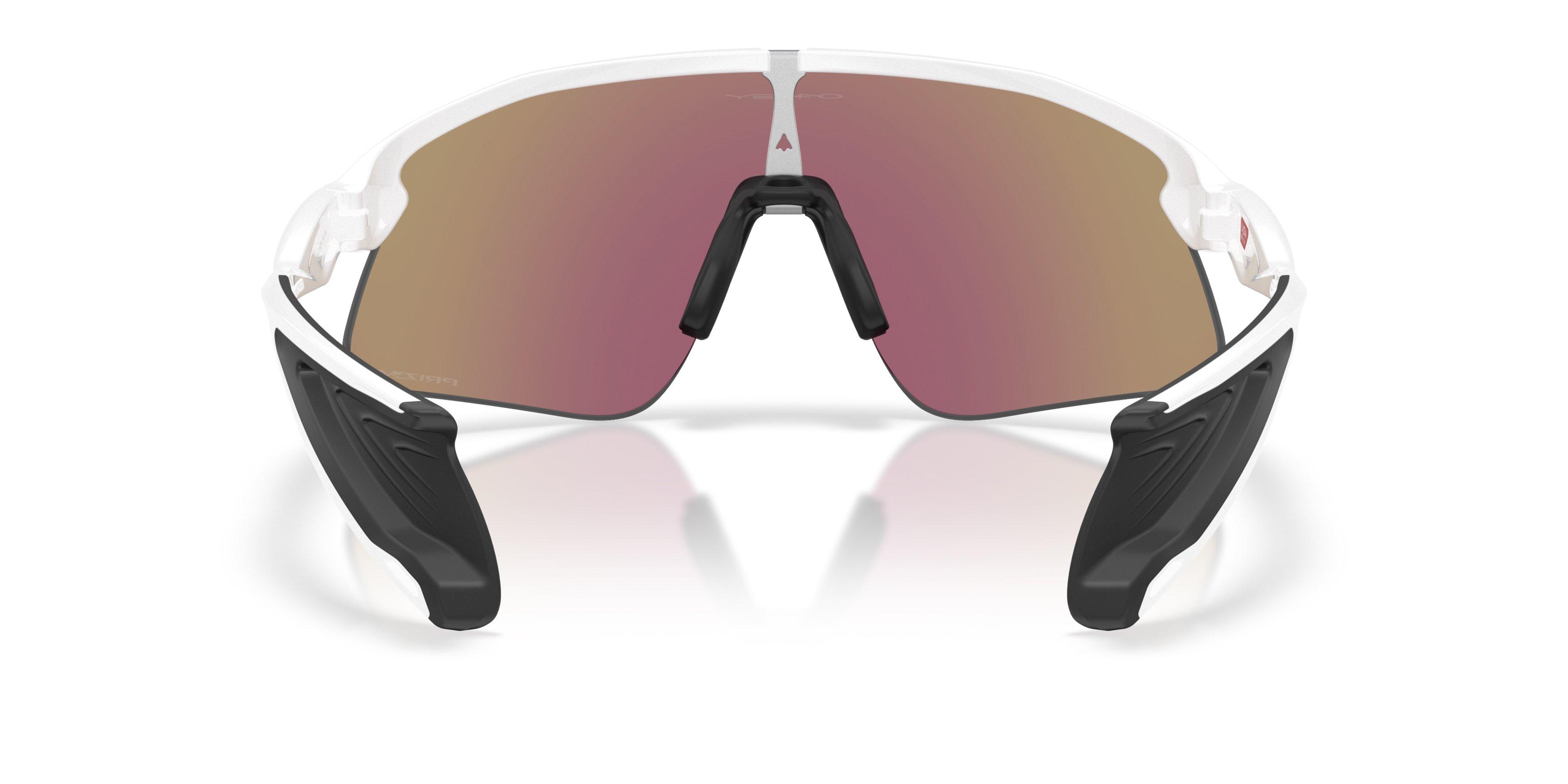 Oakley Stunt Devil Prizm Sapphire Sunglasses &ndash; Matte White - WHITE/BLUE Thumbnail View 3
