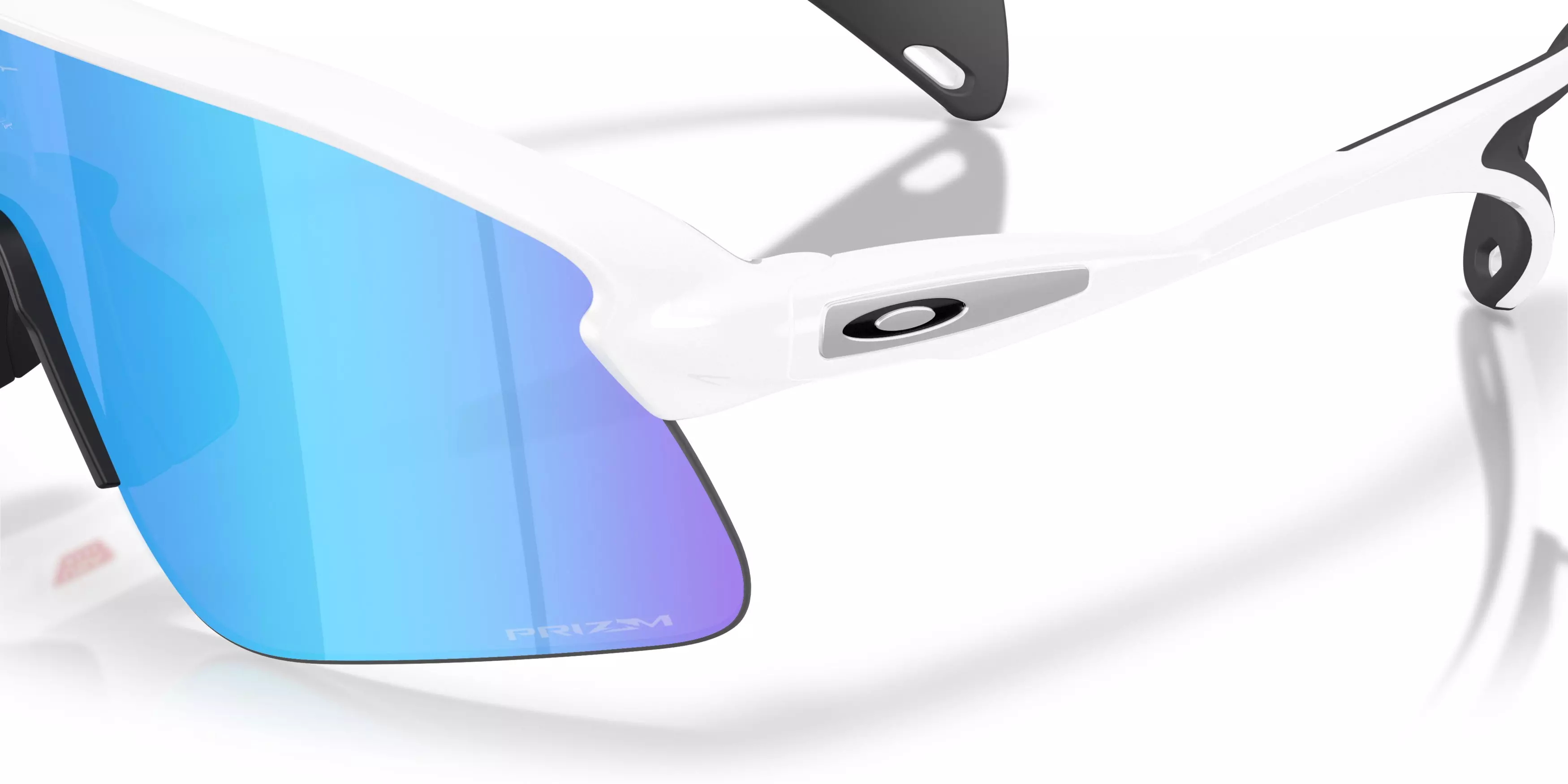 Oakley Stunt Devil Prizm Sapphire Sunglasses – Matte White - WHITE/BLUE