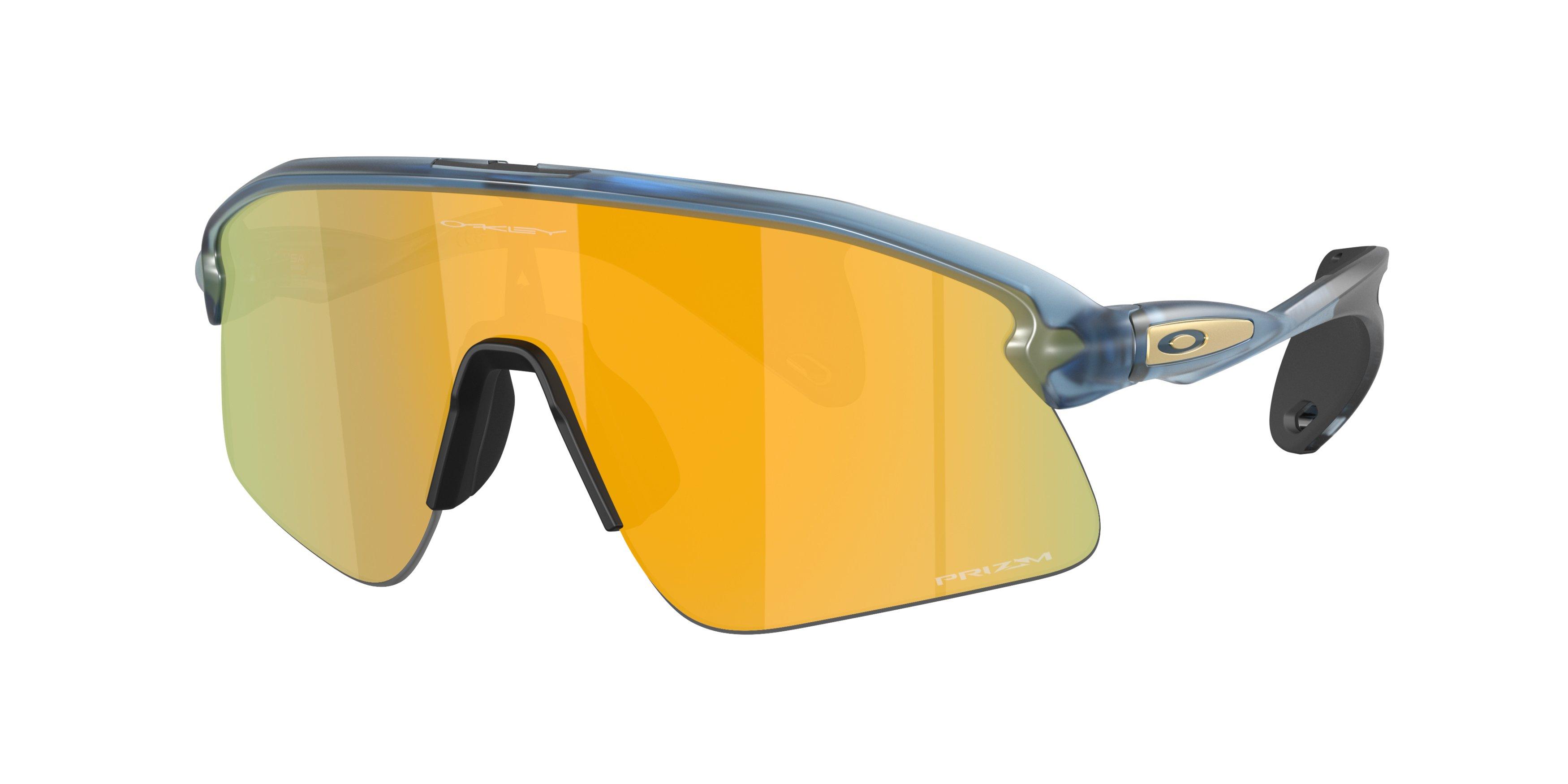 Oakley Stunt Devil Prizm 24K &ndash; Matte Transparent Abyss - BLACK/GOLD Thumbnail View 1