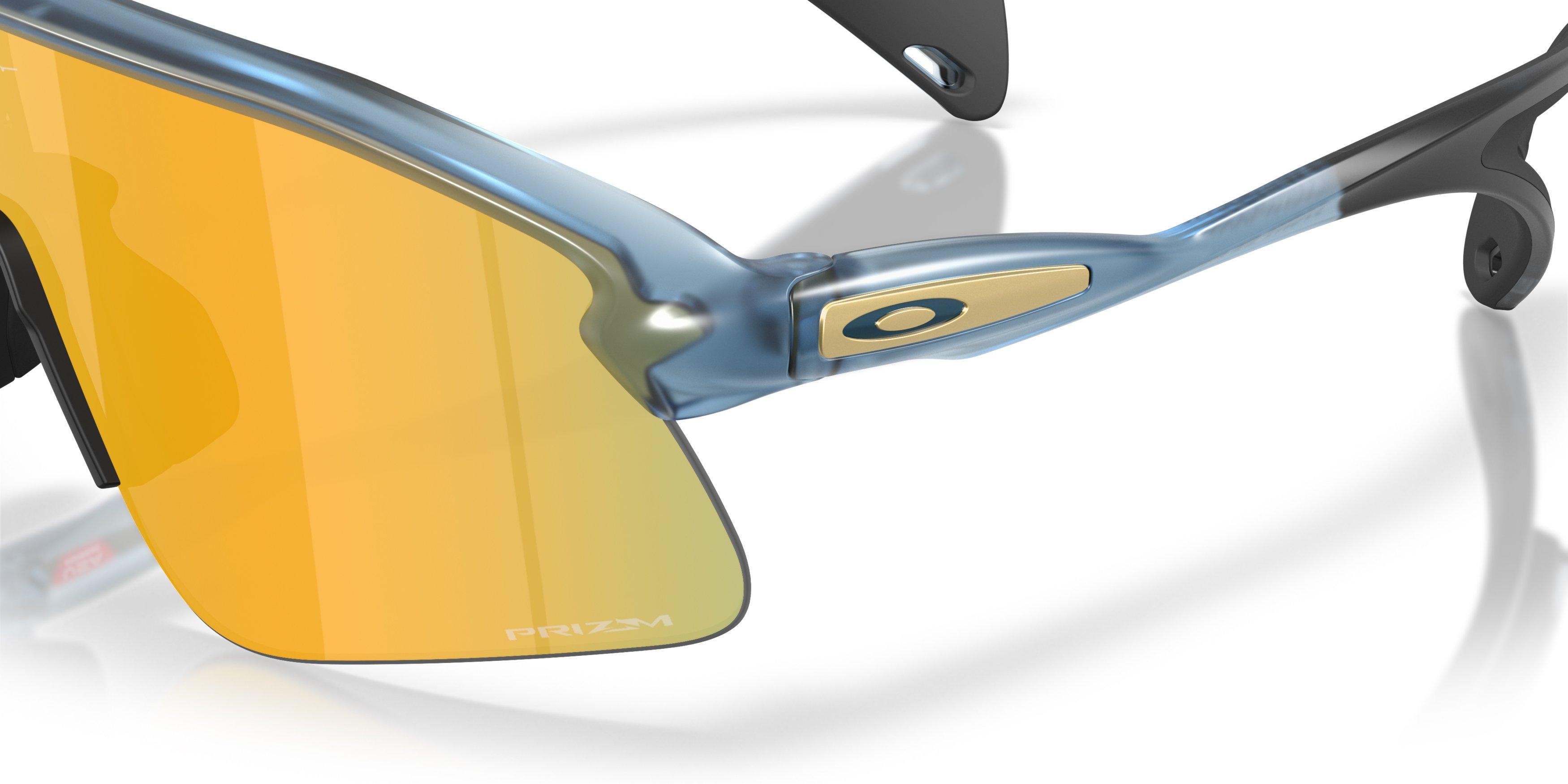 Oakley Stunt Devil Prizm 24K &ndash; Matte Transparent Abyss - BLACK/GOLD Thumbnail View 4