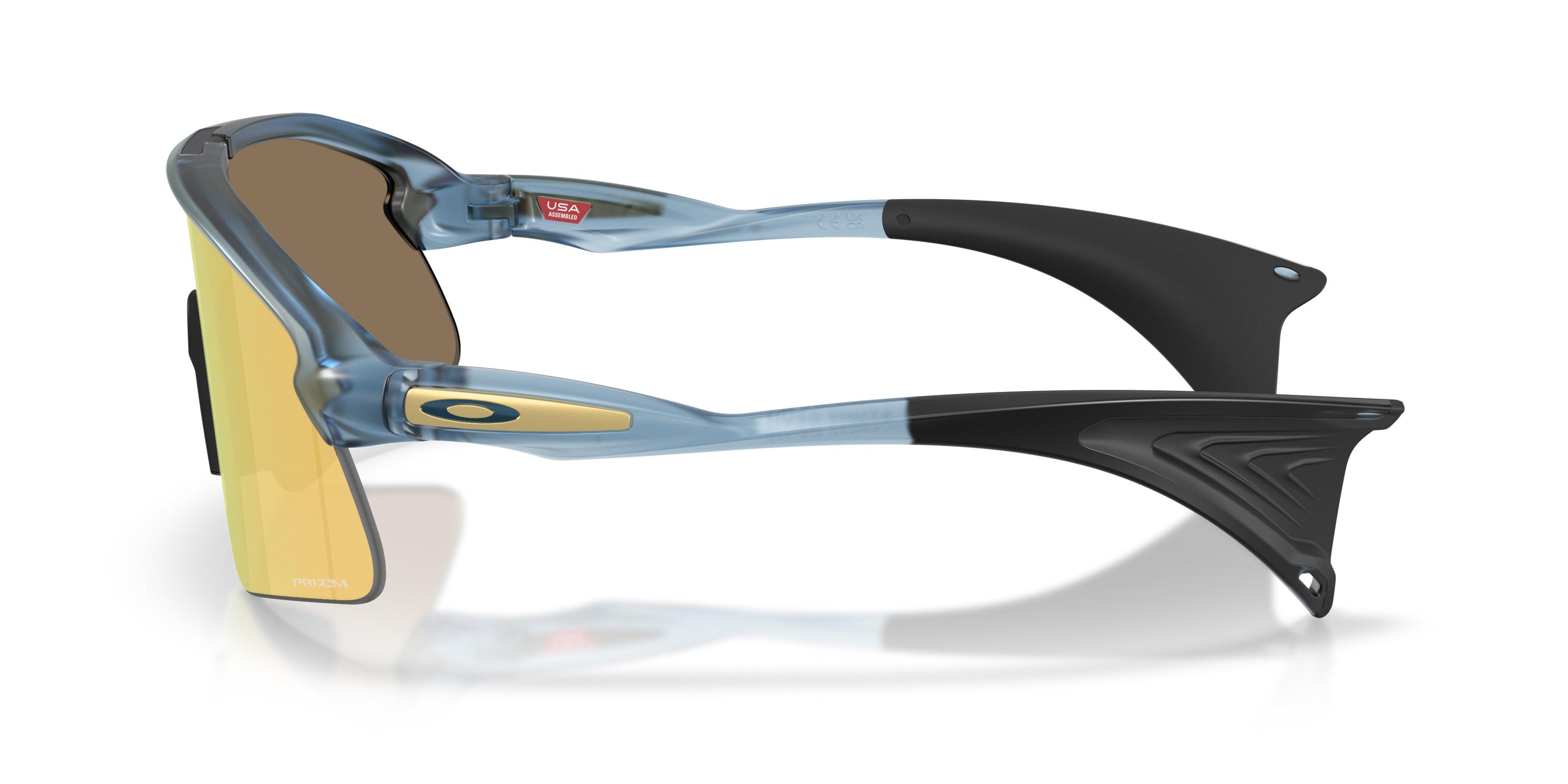 Oakley Stunt Devil Prizm 24K &ndash; Matte Transparent Abyss - BLACK/GOLD Thumbnail View 6
