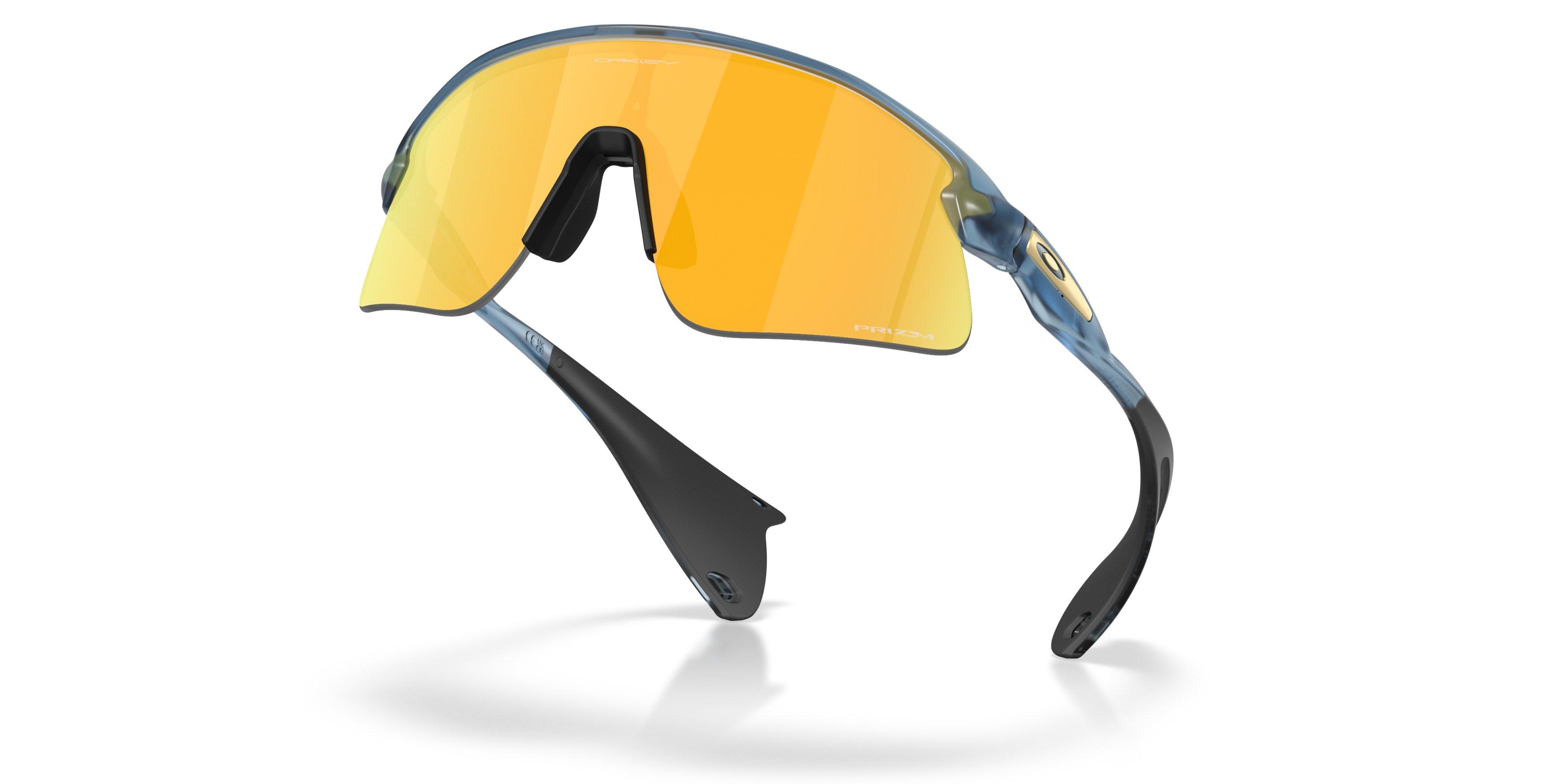 Oakley Stunt Devil Prizm 24K &ndash; Matte Transparent Abyss - BLACK/GOLD Thumbnail View 7