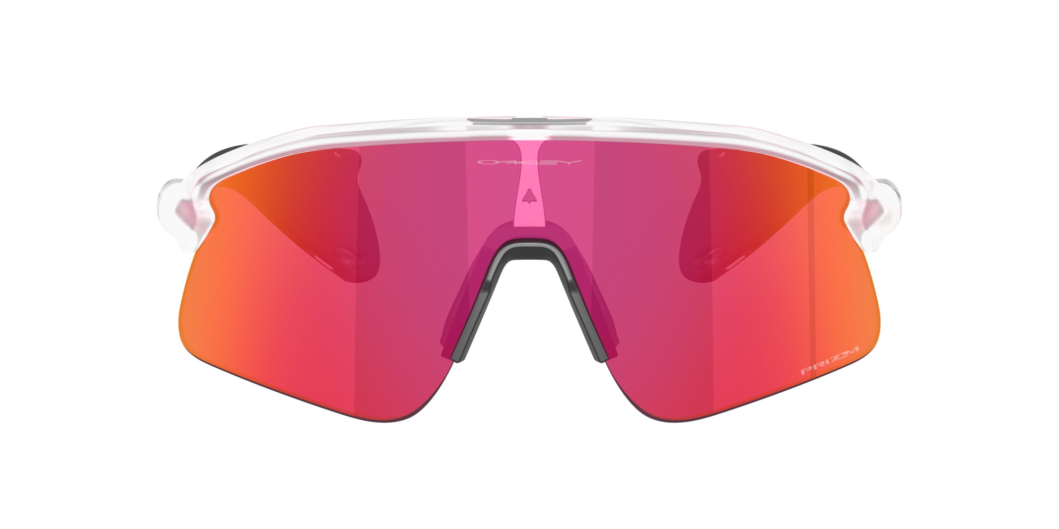 Oakley Stunt Devil Prizm Field Sunglasses &ndash; Matte Clear - CLEAR/RED Thumbnail View 2