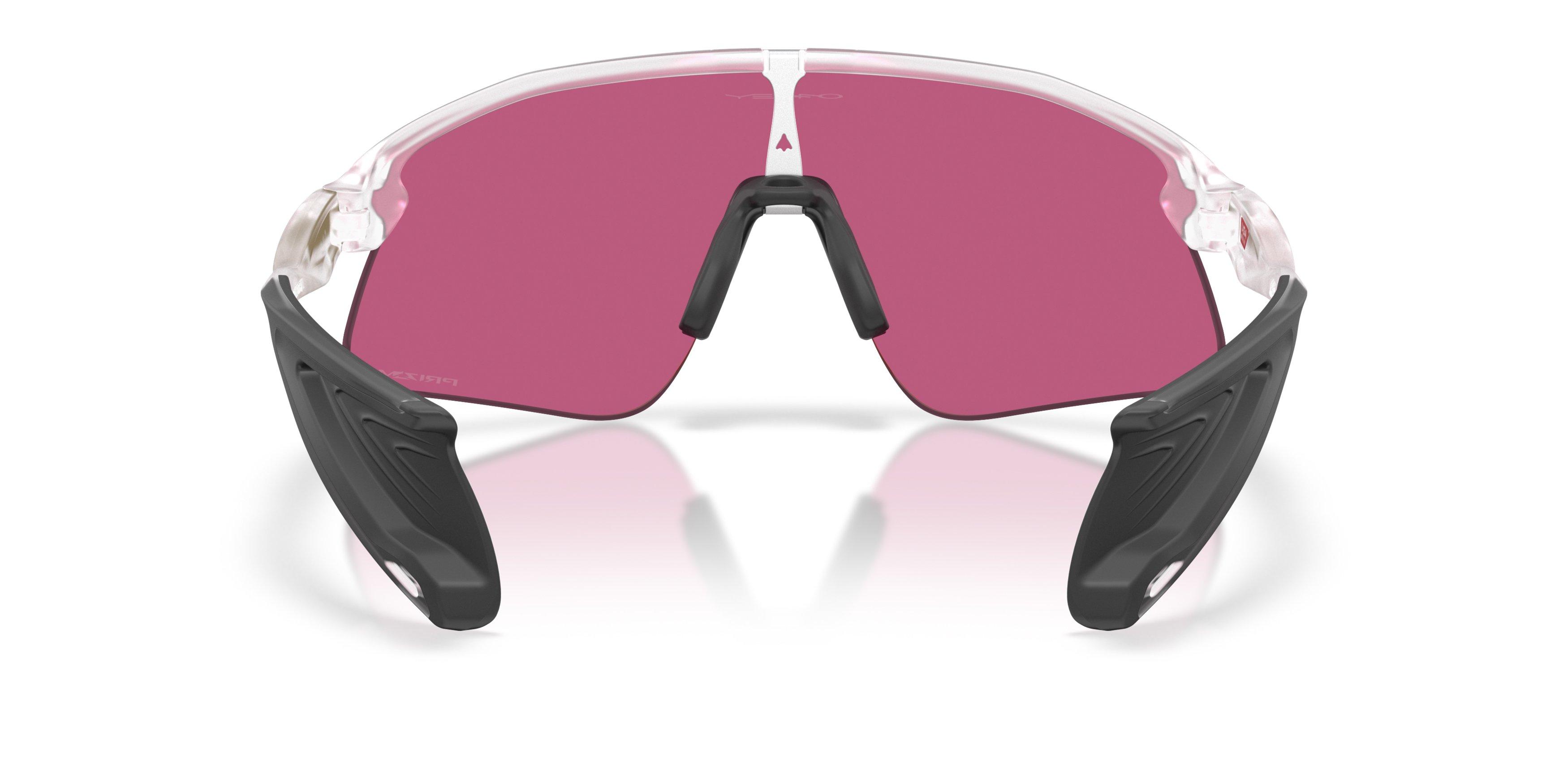 Oakley Stunt Devil Prizm Field Sunglasses &ndash; Matte Clear - CLEAR/RED Thumbnail View 3
