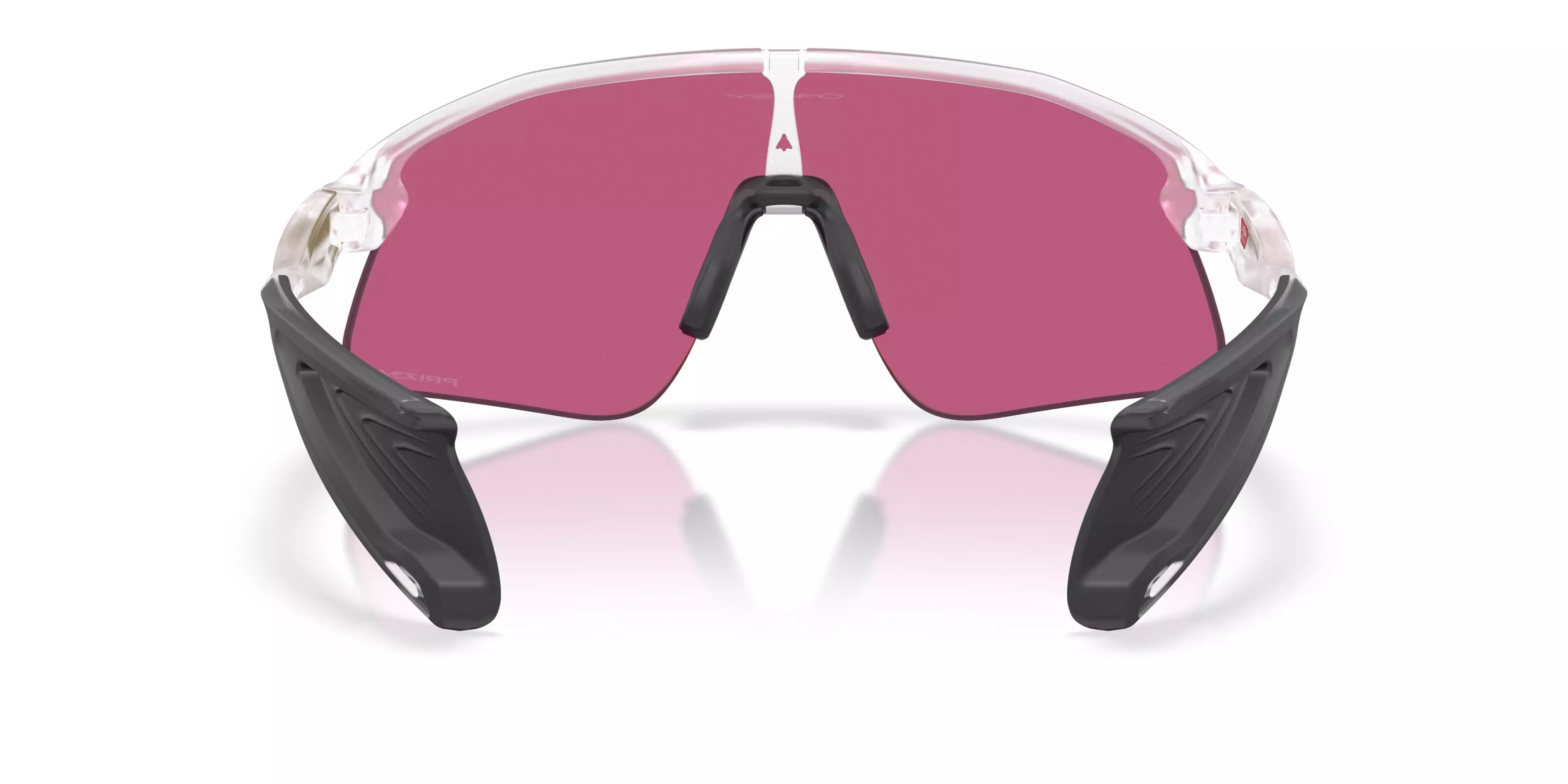 Oakley Stunt Devil Prizm Field Sunglasses – Matte Clear - CLEAR/RED