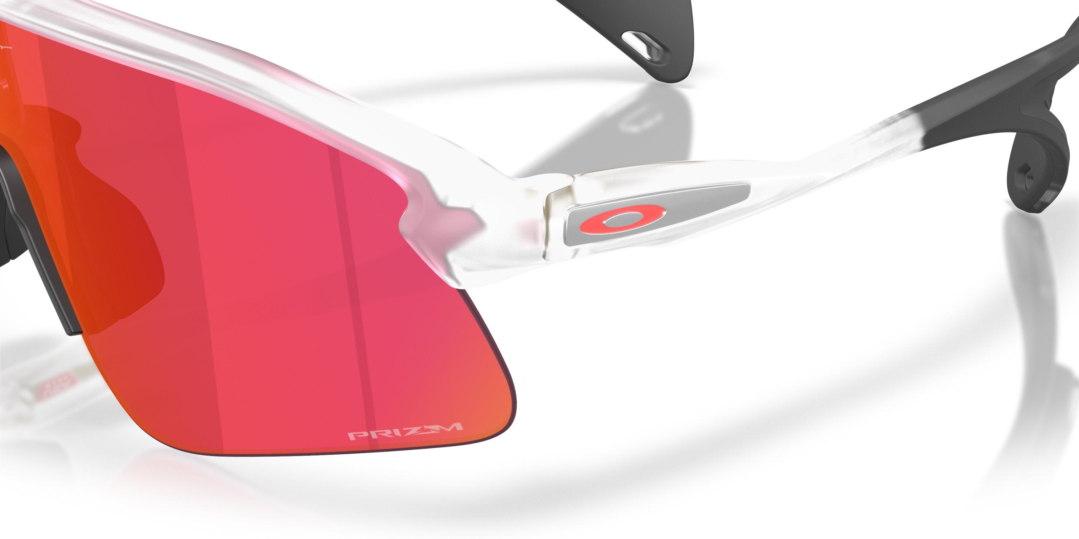 Oakley Stunt Devil Prizm Field Sunglasses &ndash; Matte Clear - CLEAR/RED Thumbnail View 4