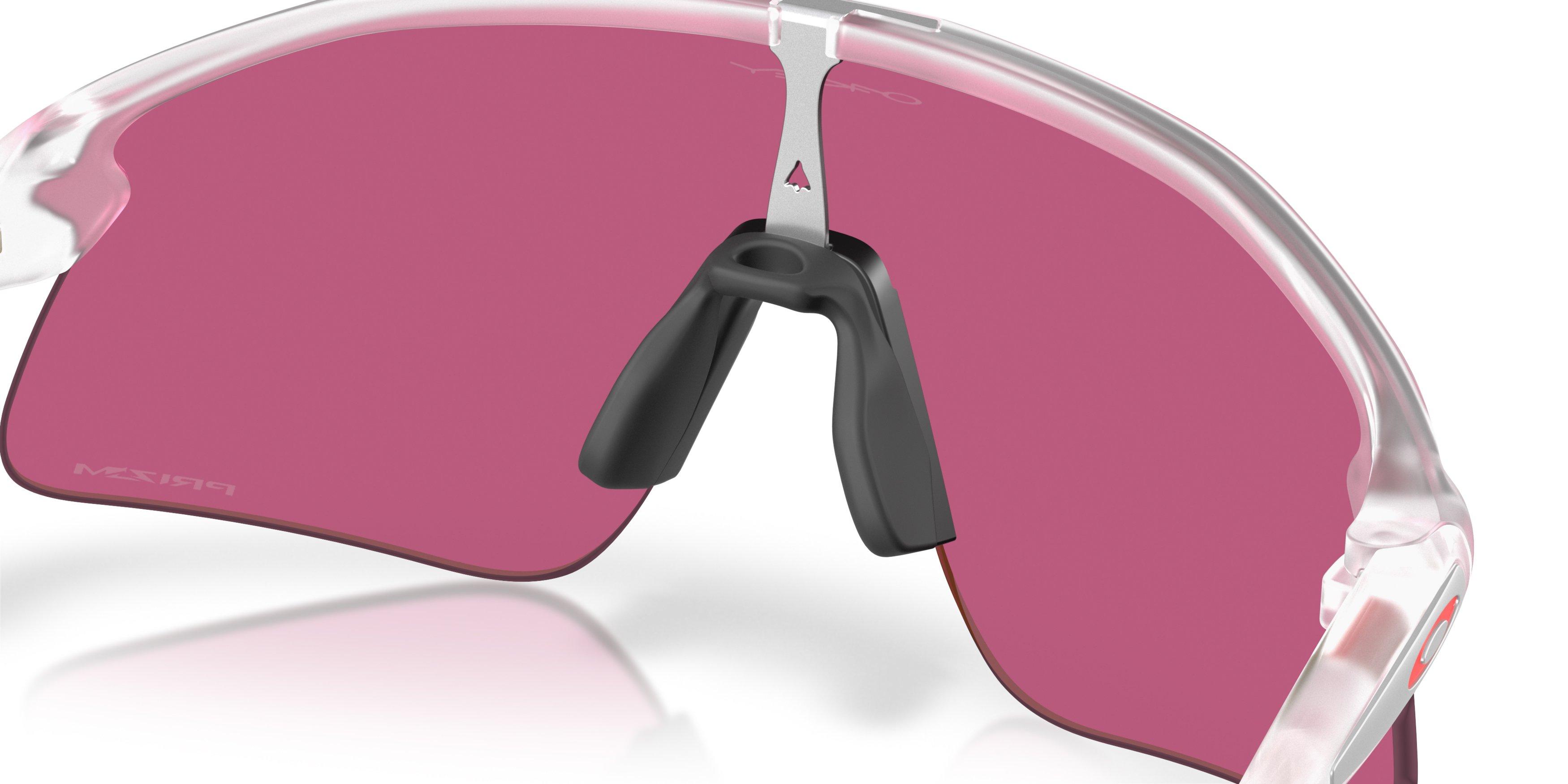 Oakley Stunt Devil Prizm Field Sunglasses &ndash; Matte Clear - CLEAR/RED Thumbnail View 5