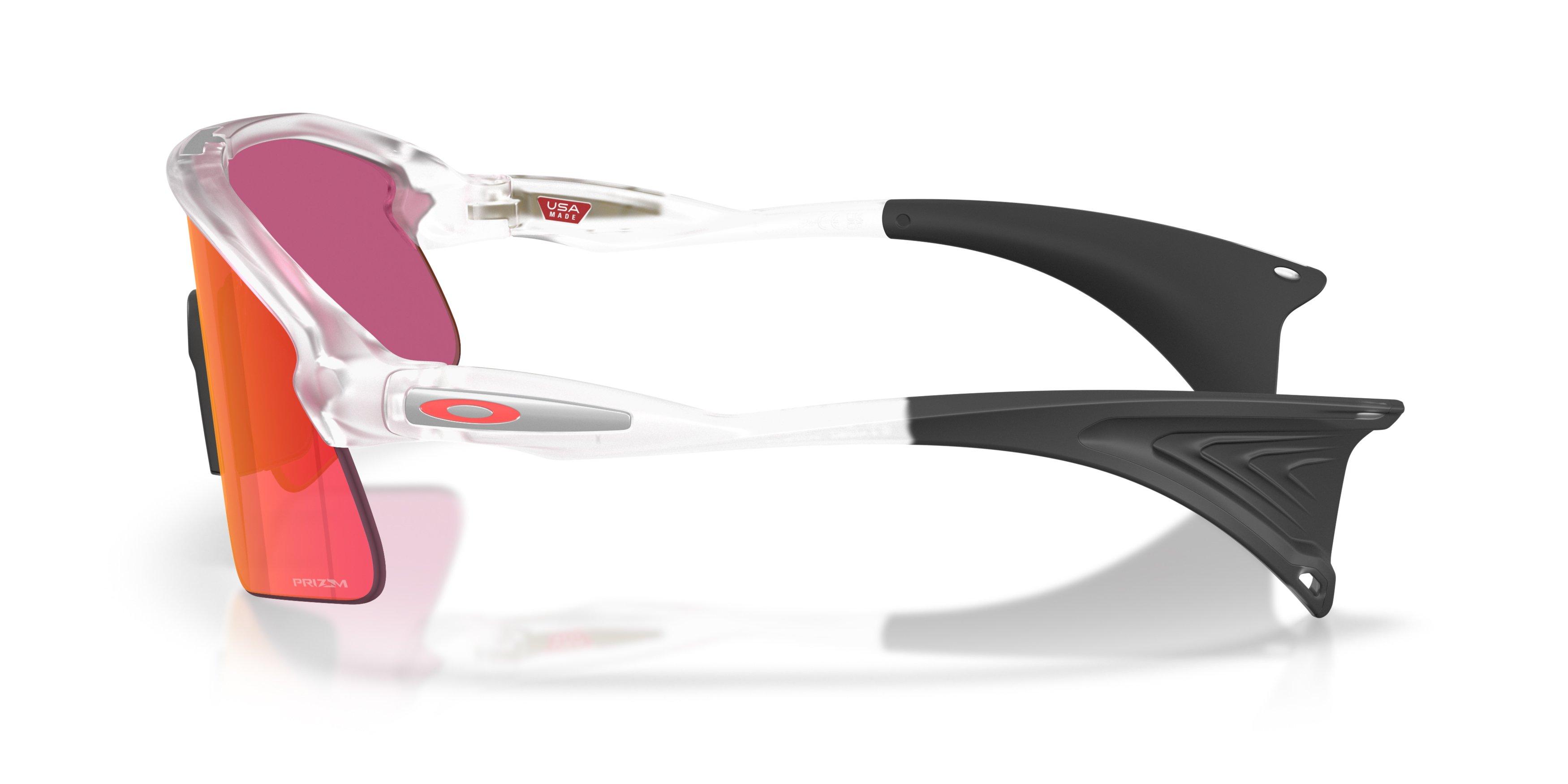 Oakley Stunt Devil Prizm Field Sunglasses &ndash; Matte Clear - CLEAR/RED Thumbnail View 6