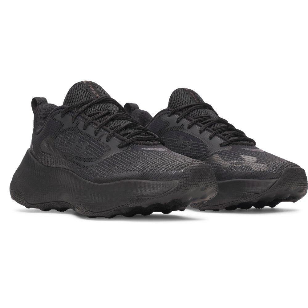 Under Armour Pulse "Black" Grade School Boys' Running Shoe - BLACK