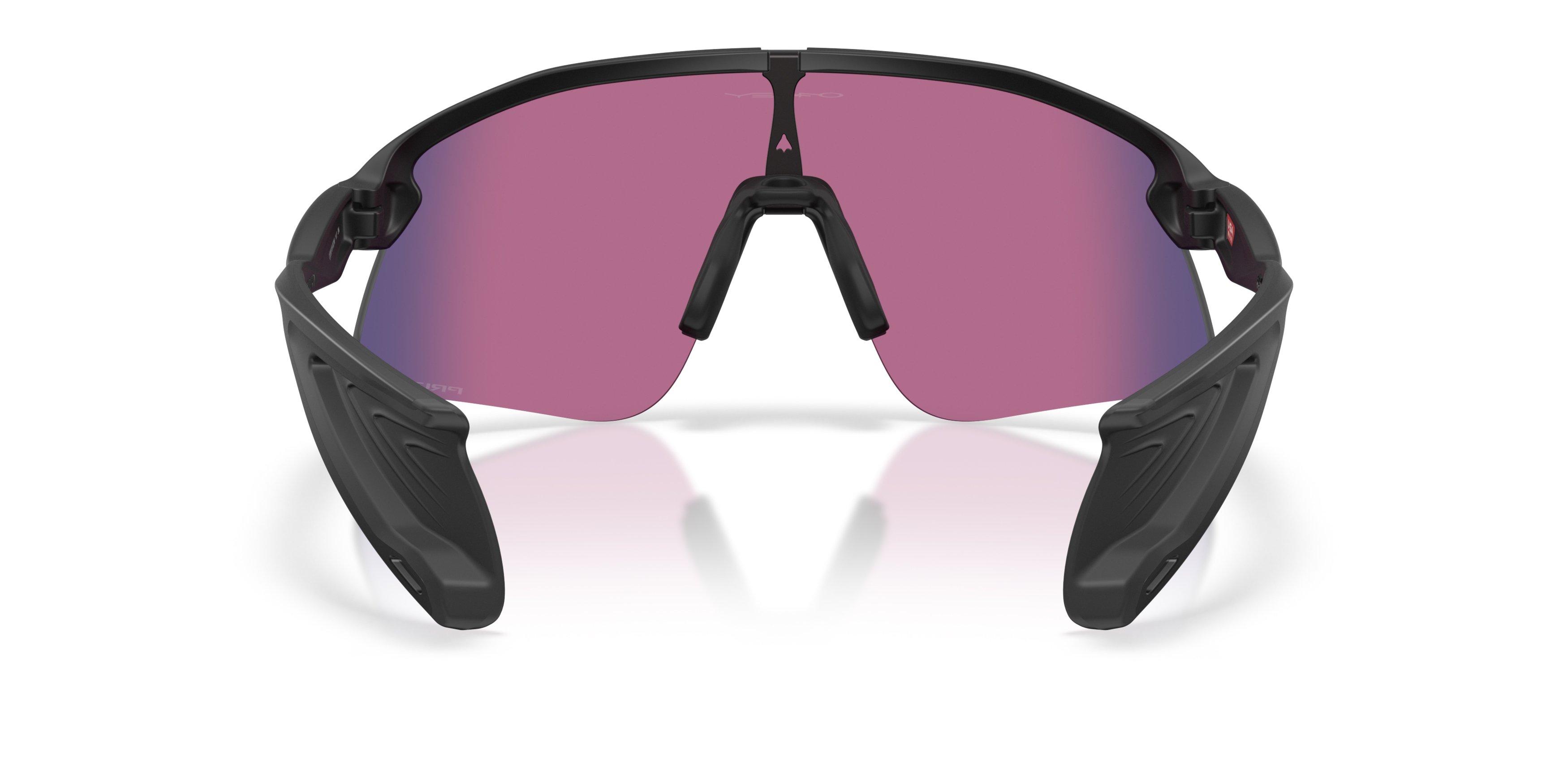 Oakley Stunt Devil S Prizm Road Sunglasses &ndash; Matte Black - BLACK/PURPLE Thumbnail View 3