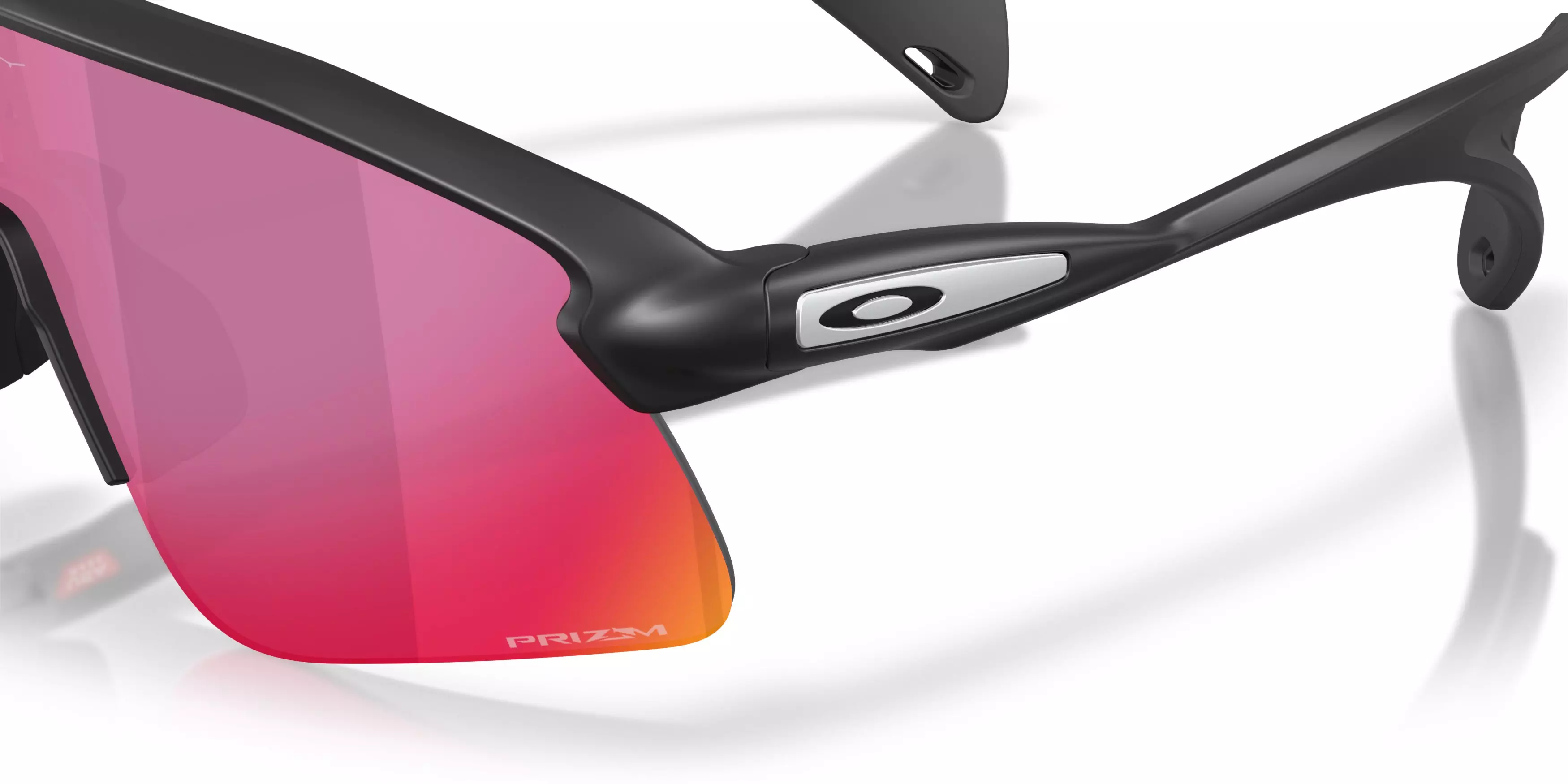 Oakley Stunt Devil S Prizm Road Sunglasses – Matte Black - BLACK/PURPLE