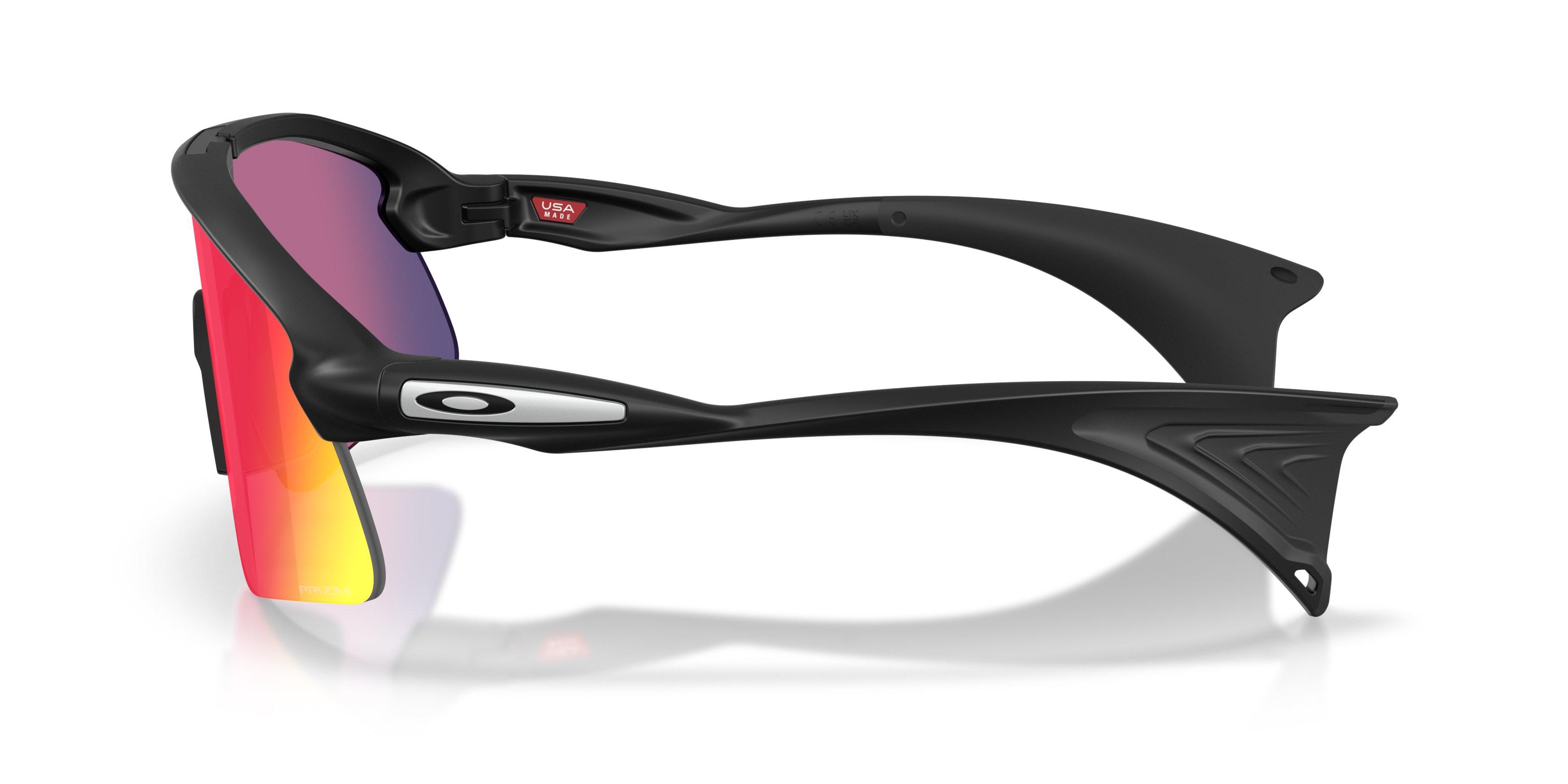 Oakley Stunt Devil S Prizm Road Sunglasses &ndash; Matte Black - BLACK/PURPLE Thumbnail View 6