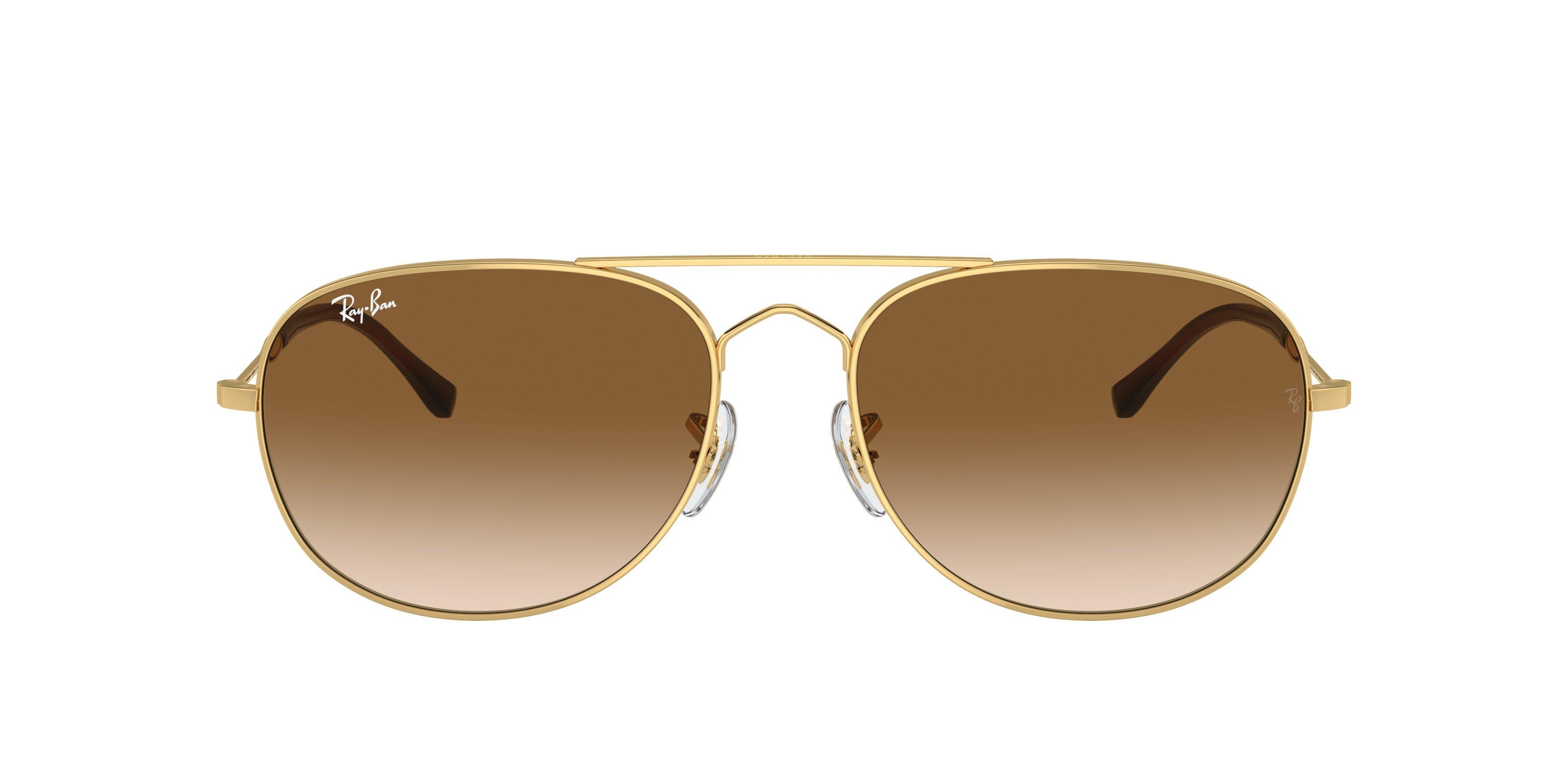 Ray-Ban Bain Bridge Sunglasses - GOLD/BROWN Thumbnail View 3