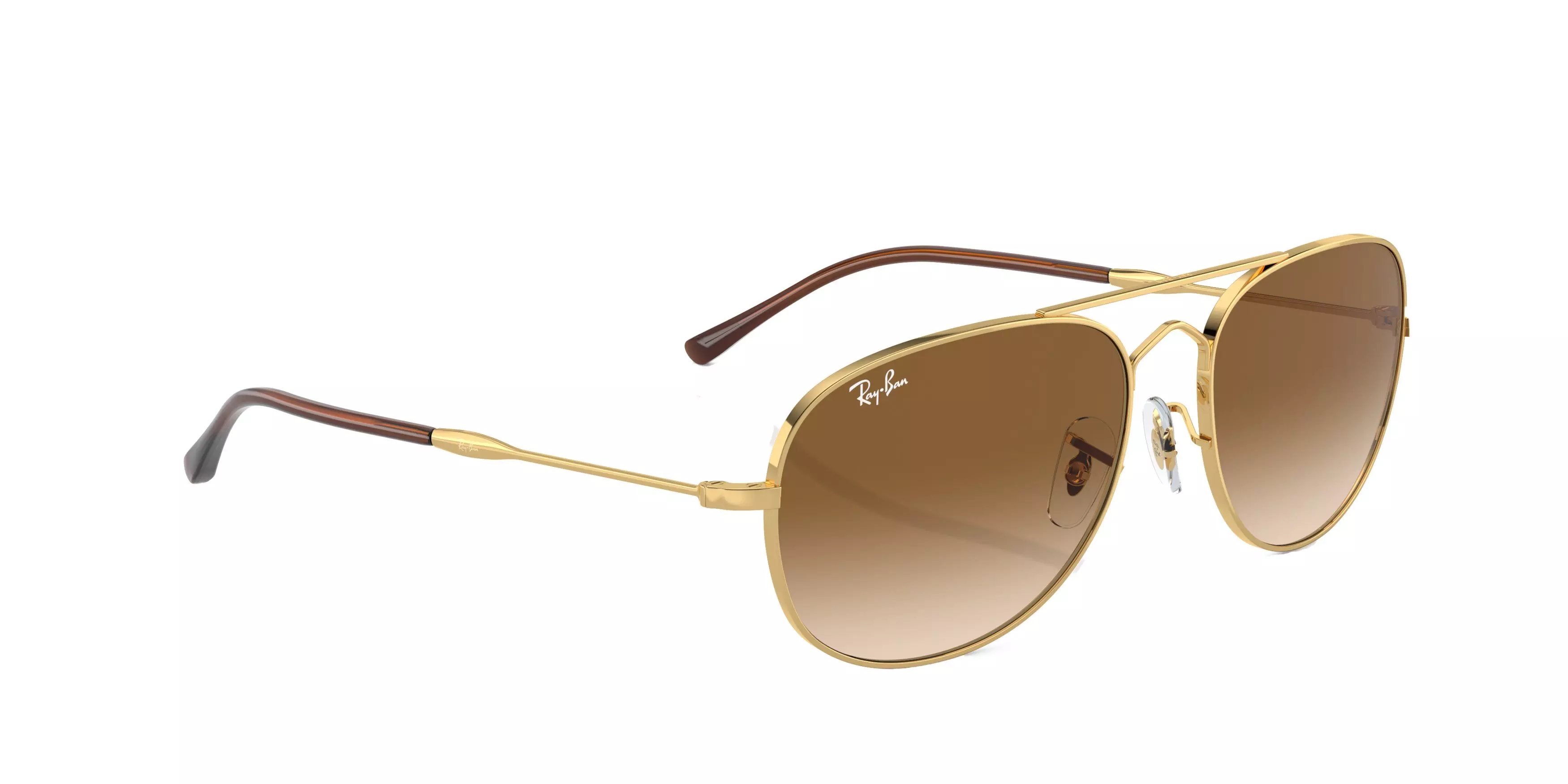 Ray-Ban Bain Bridge Sunglasses - GOLD/BROWN