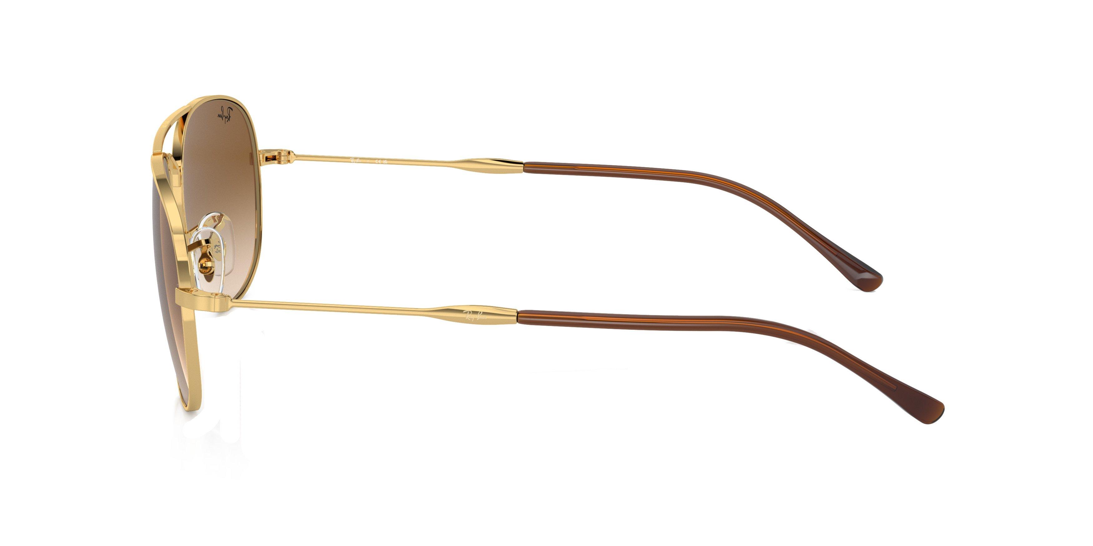 Ray-Ban Bain Bridge Sunglasses - GOLD/BROWN Thumbnail View 5