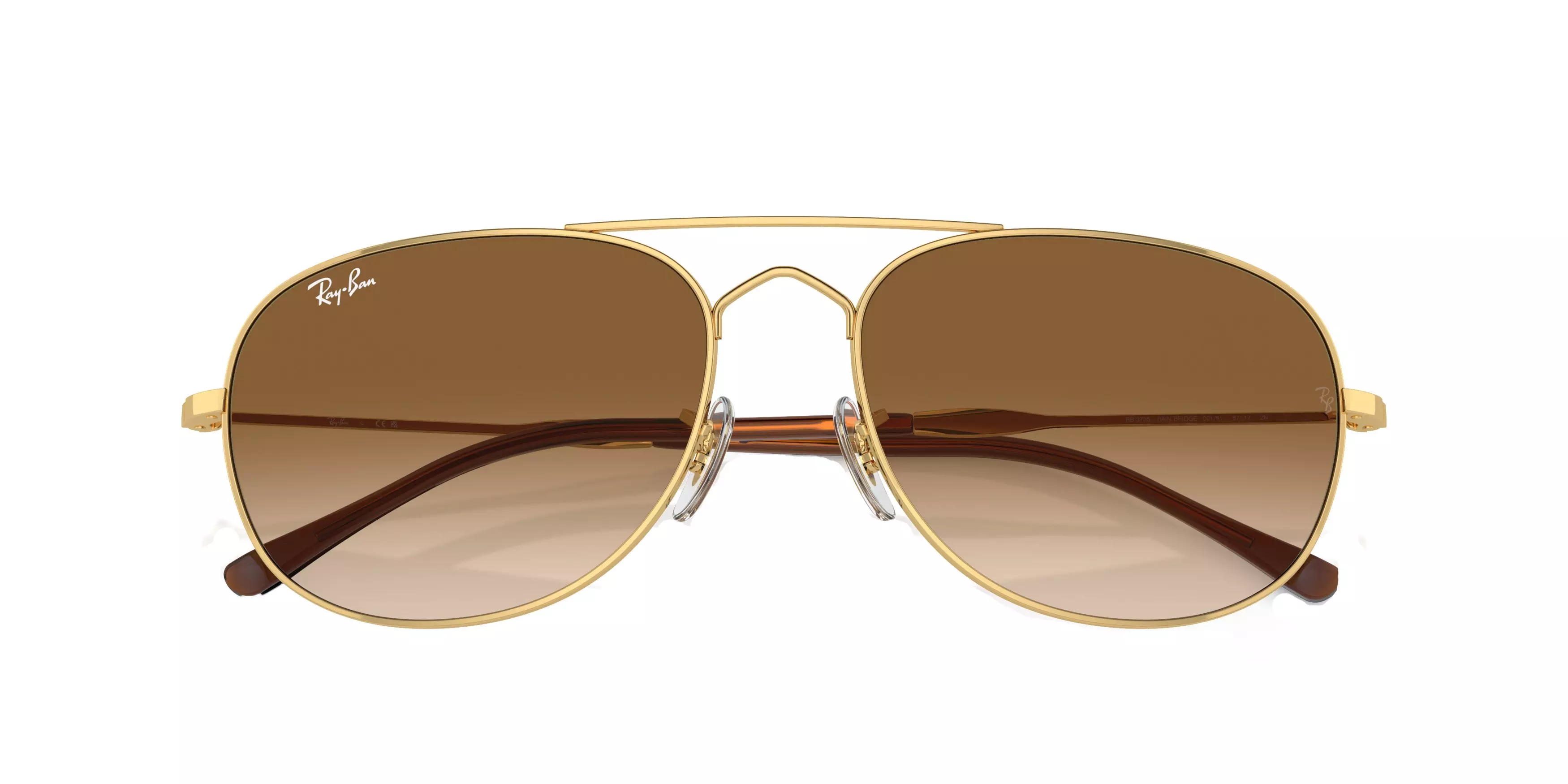 Ray-Ban Bain Bridge Sunglasses - GOLD/BROWN