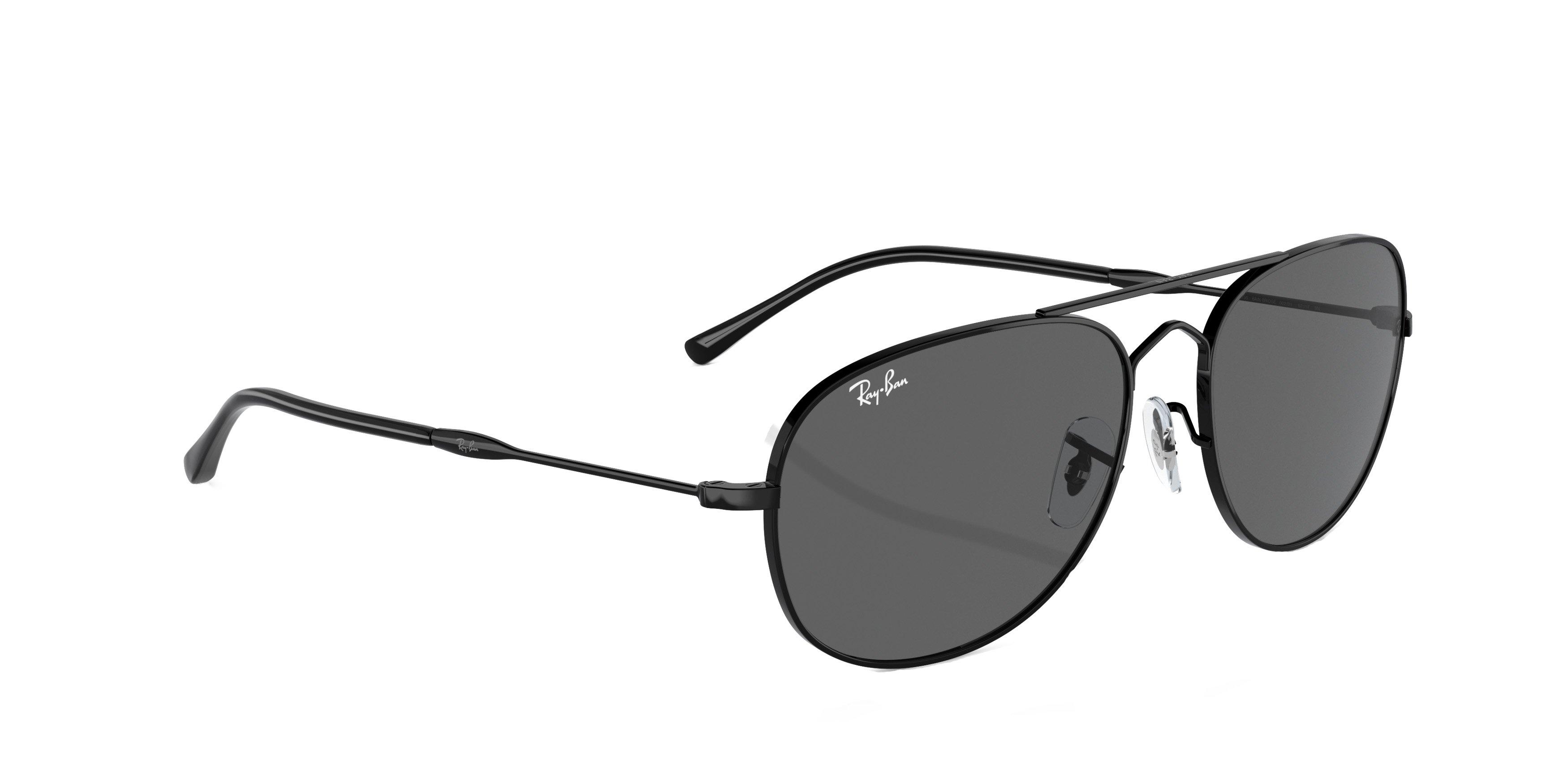 Ray-Ban Bain Bridge Sunglasses - BLACK/GREY Thumbnail View 4