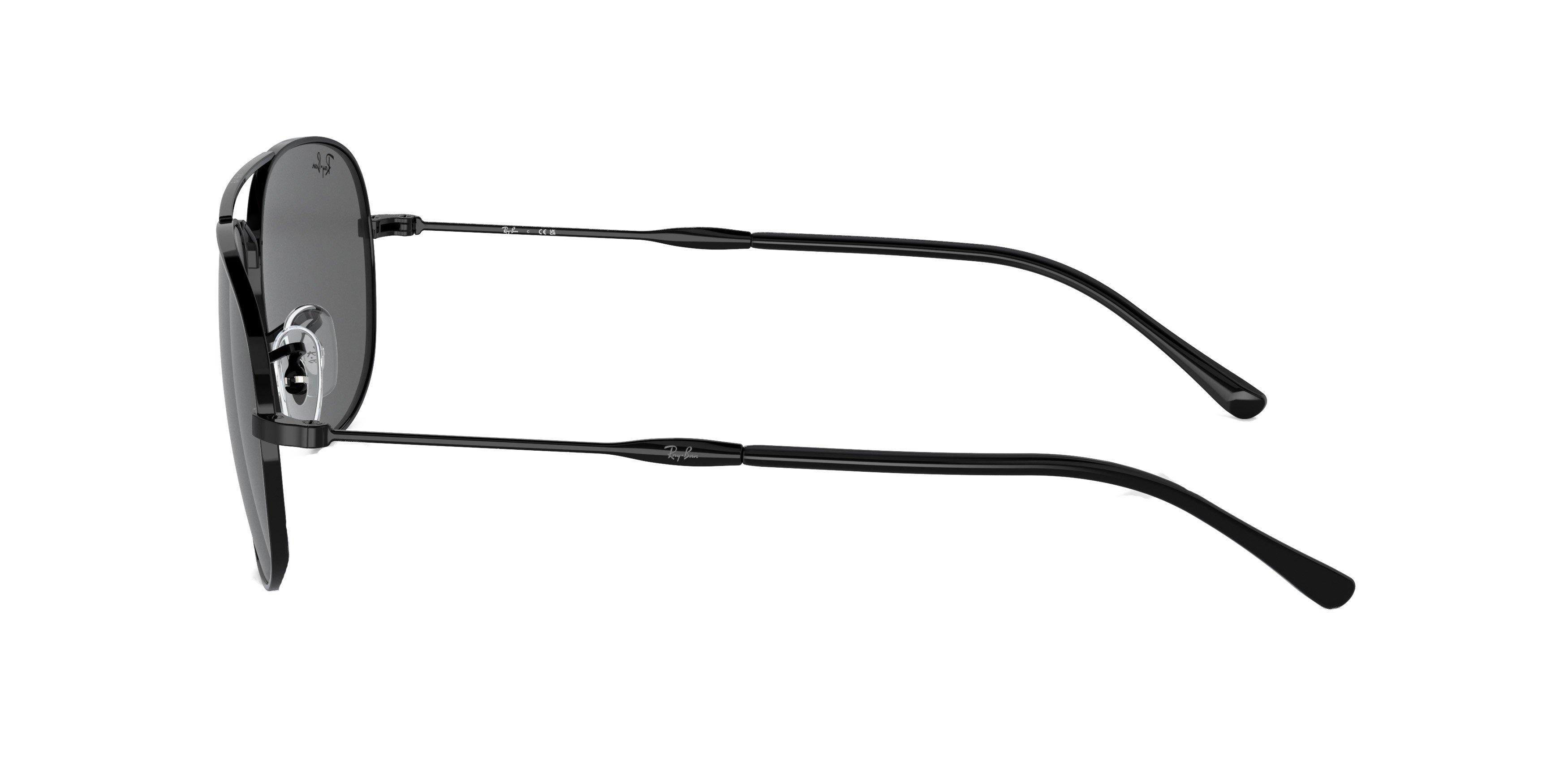 Ray-Ban Bain Bridge Sunglasses - BLACK/GREY Thumbnail View 5