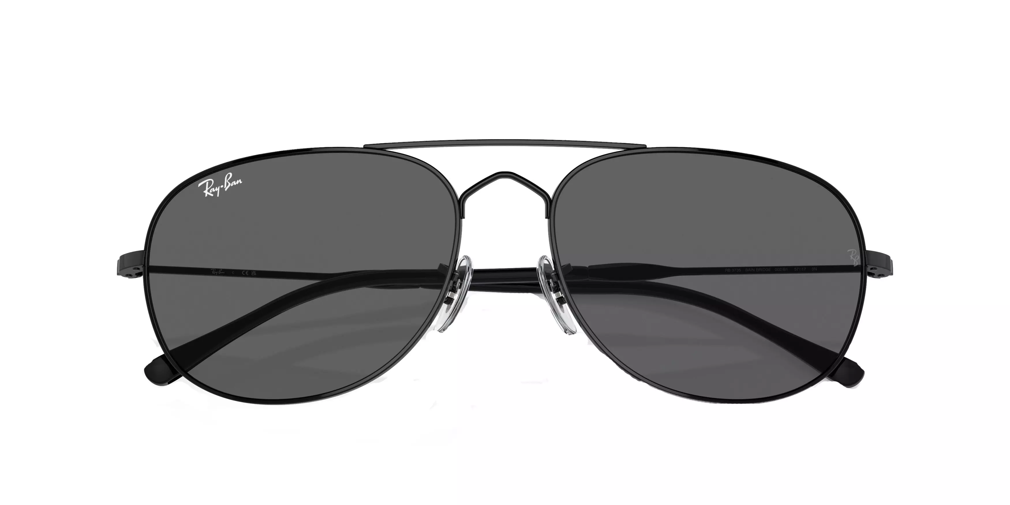 Ray-Ban Bain Bridge Sunglasses - BLACK/GREY