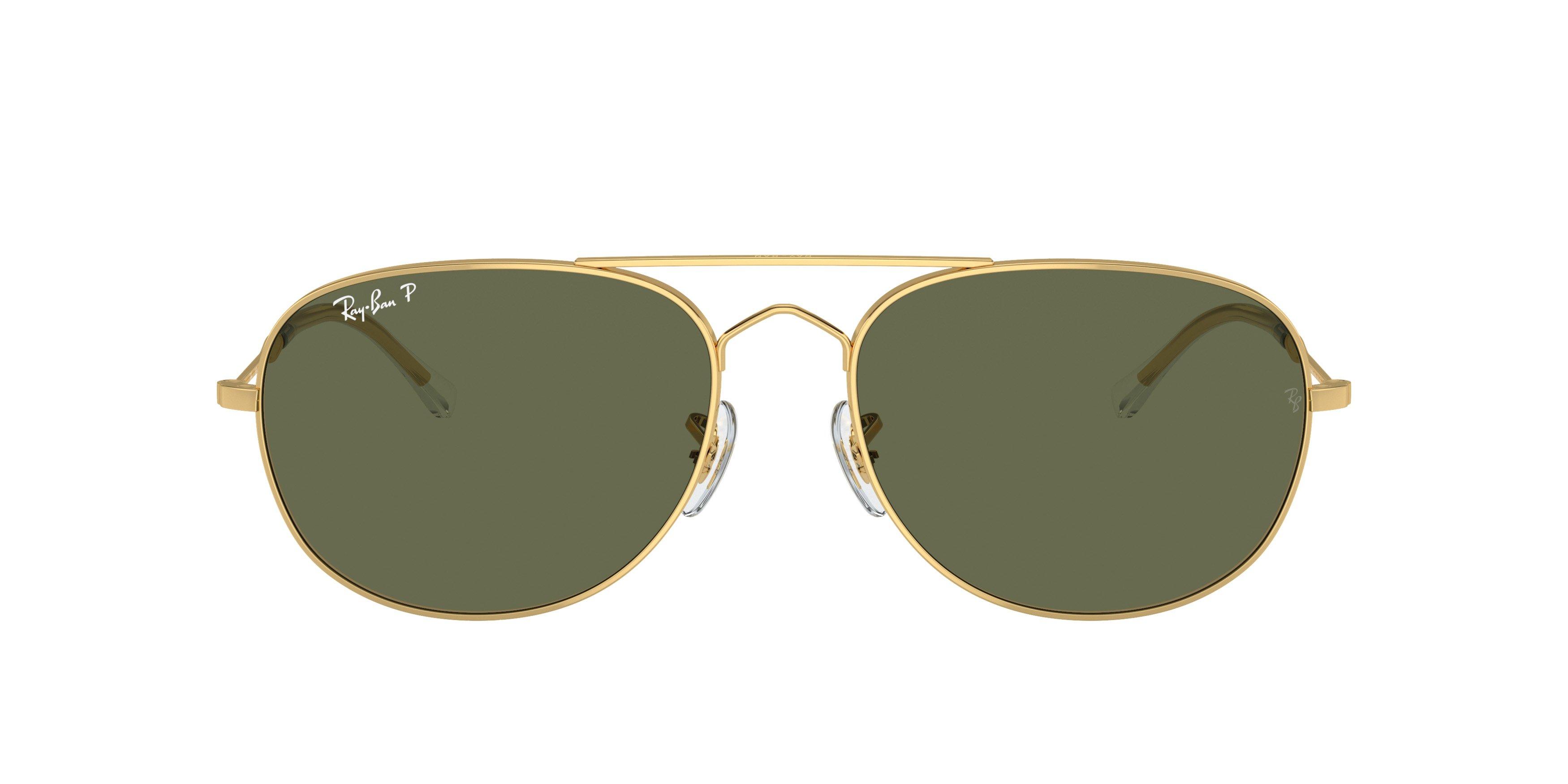 Ray-Ban Bain Bridge Sunglasses - GOLD/GREEN Thumbnail View 3