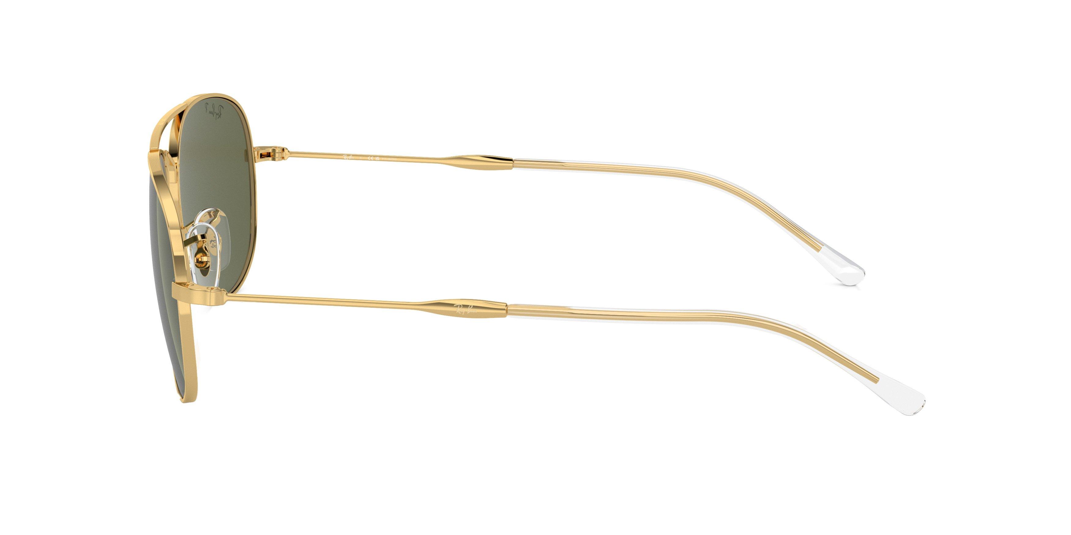 Ray-Ban Bain Bridge Sunglasses - GOLD/GREEN Thumbnail View 5