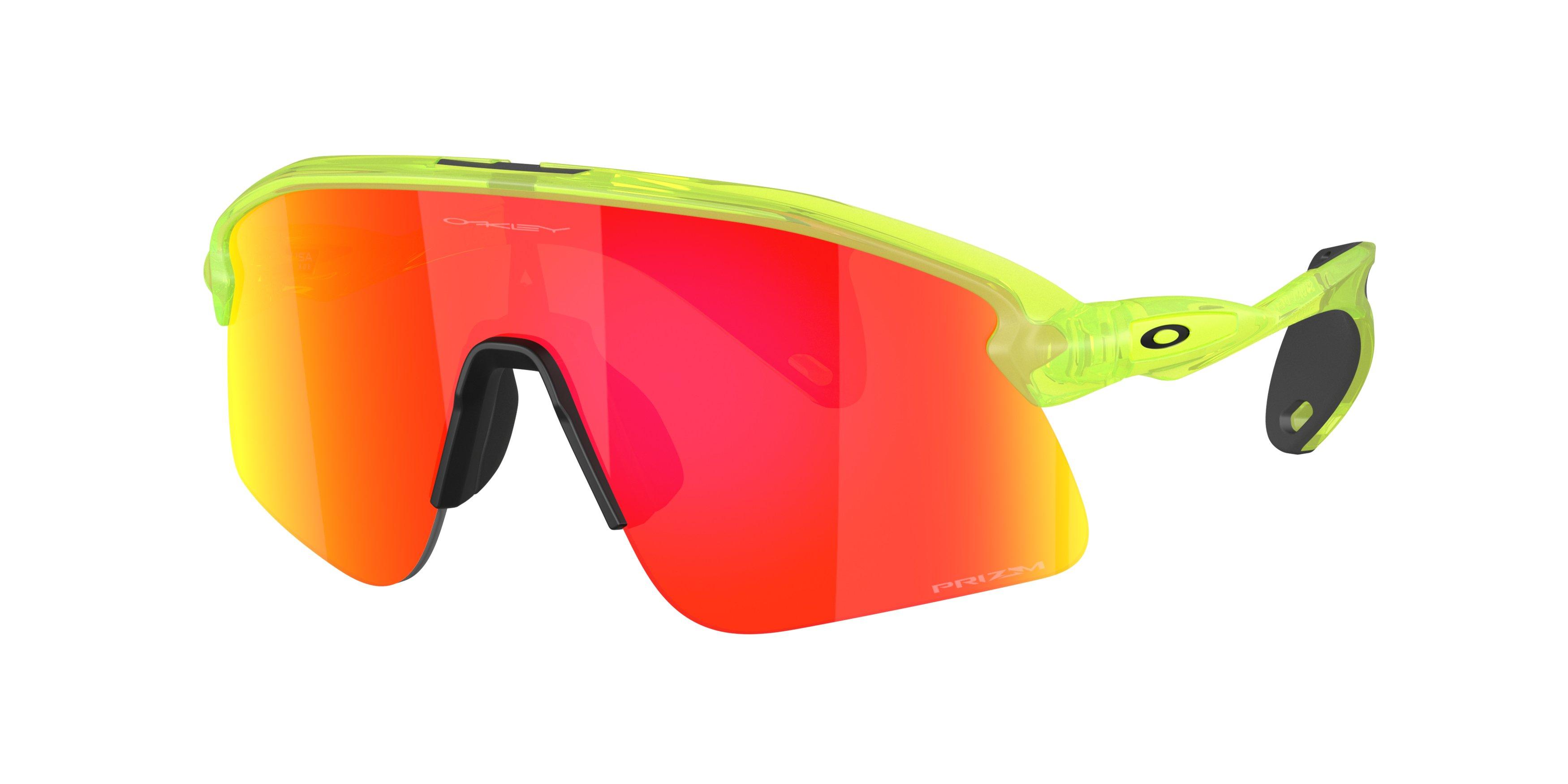 Oakley Stunt Devil S Prizm Ruby Sunglasses &ndash; Matte Uranium - YELLOW/RED Thumbnail View 1