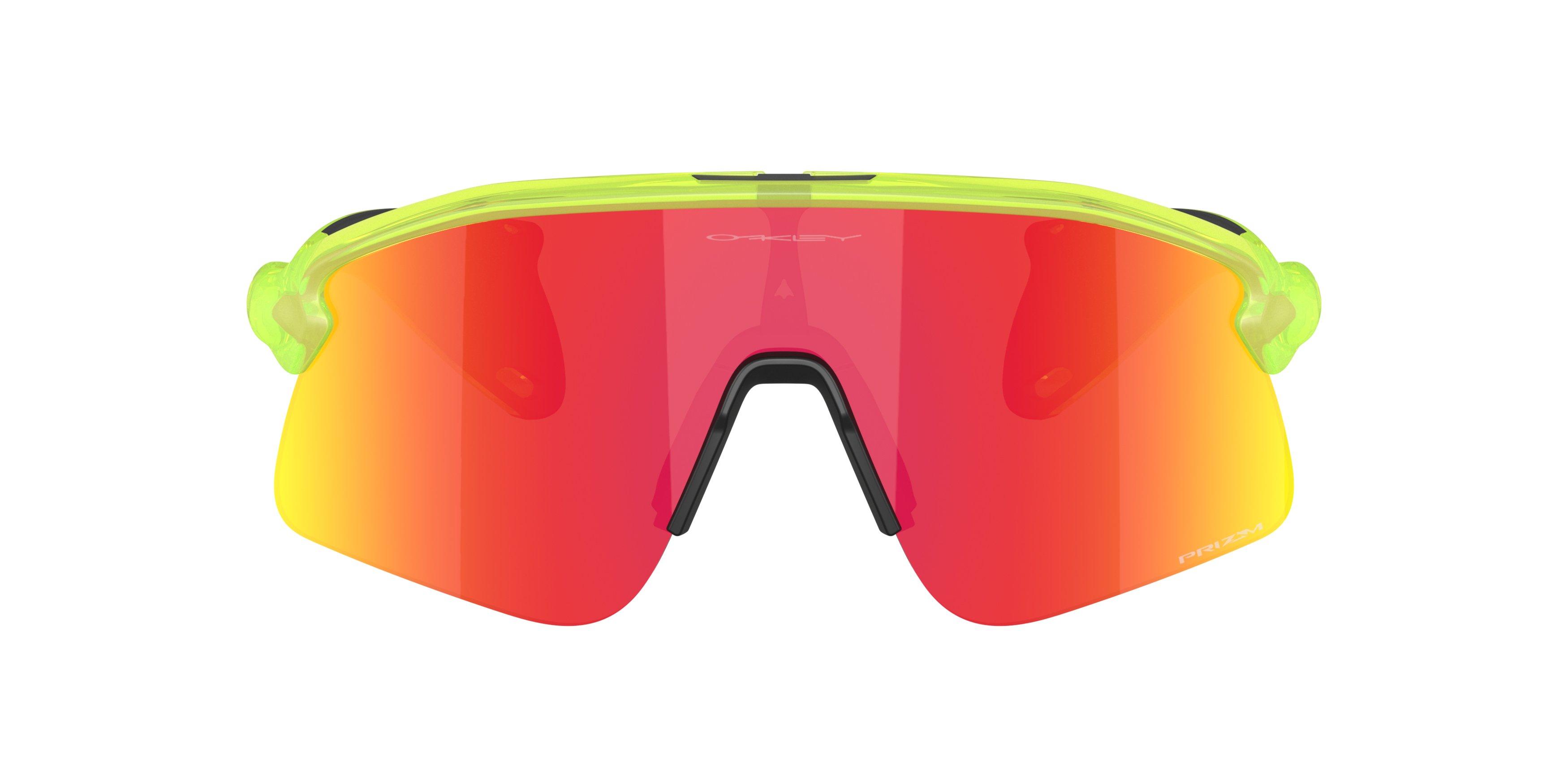 Oakley Stunt Devil S Prizm Ruby Sunglasses &ndash; Matte Uranium - YELLOW/RED Thumbnail View 2