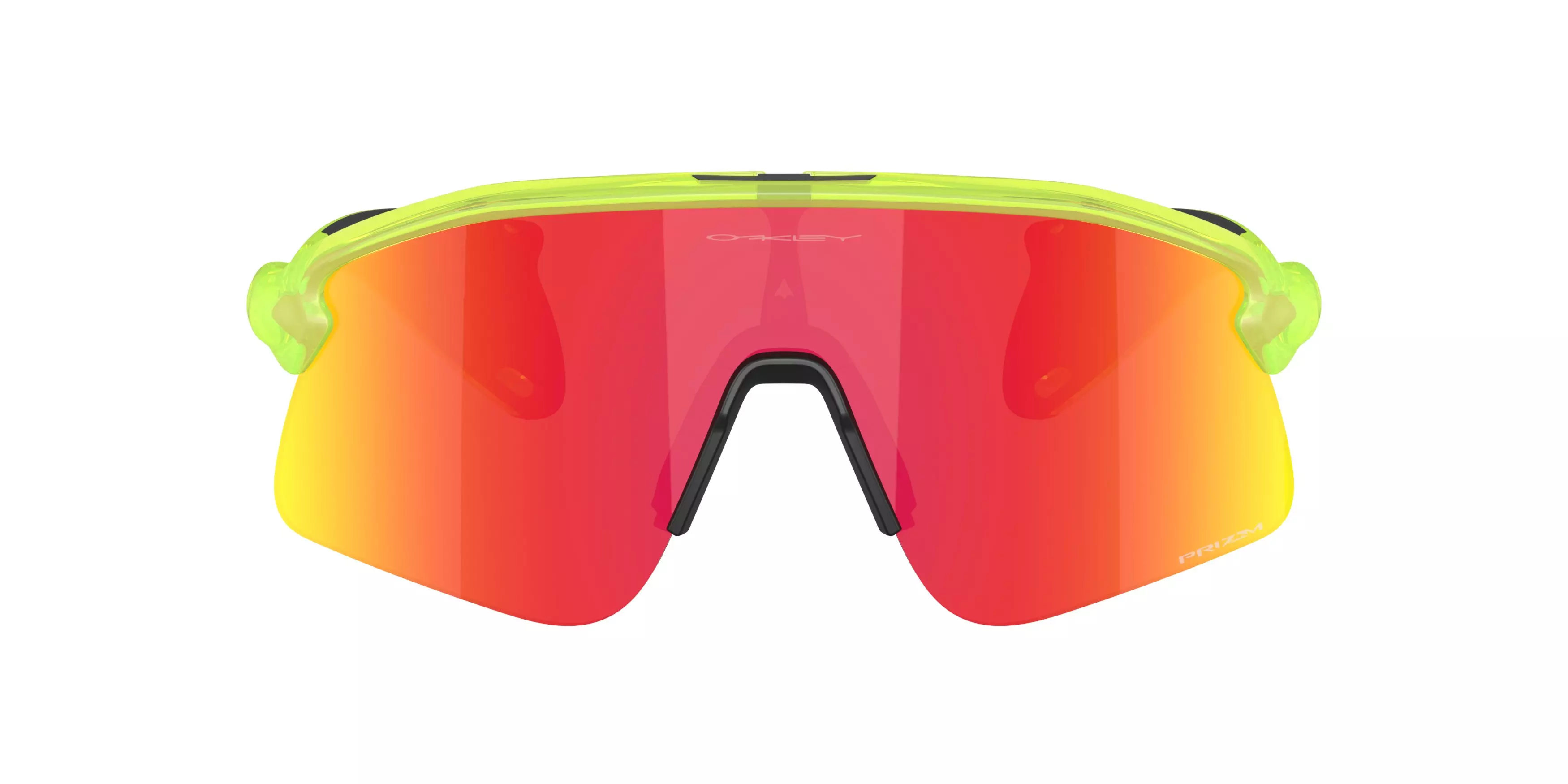 Oakley Stunt Devil S Prizm Ruby Sunglasses – Matte Uranium - YELLOW/RED
