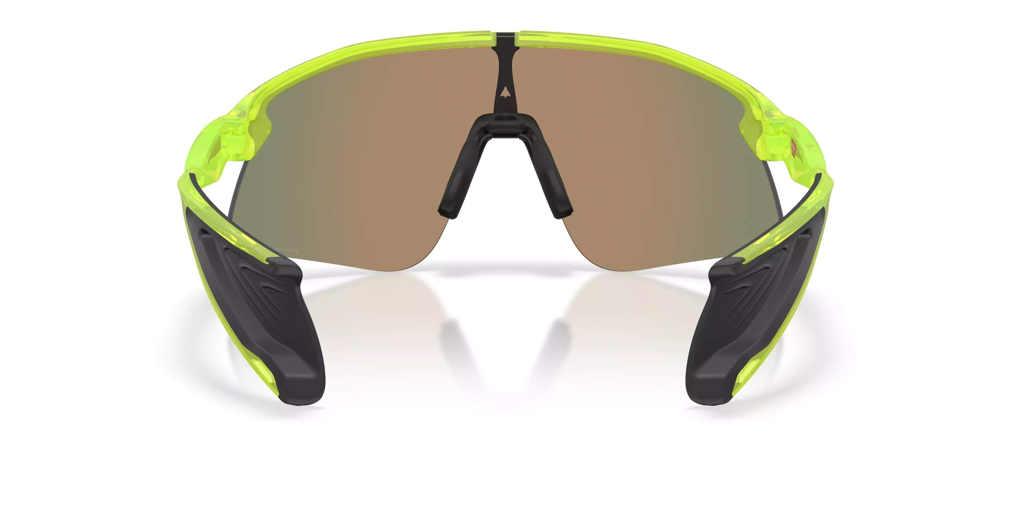 Oakley Stunt Devil S Prizm Ruby Sunglasses – Matte Uranium - YELLOW/RED