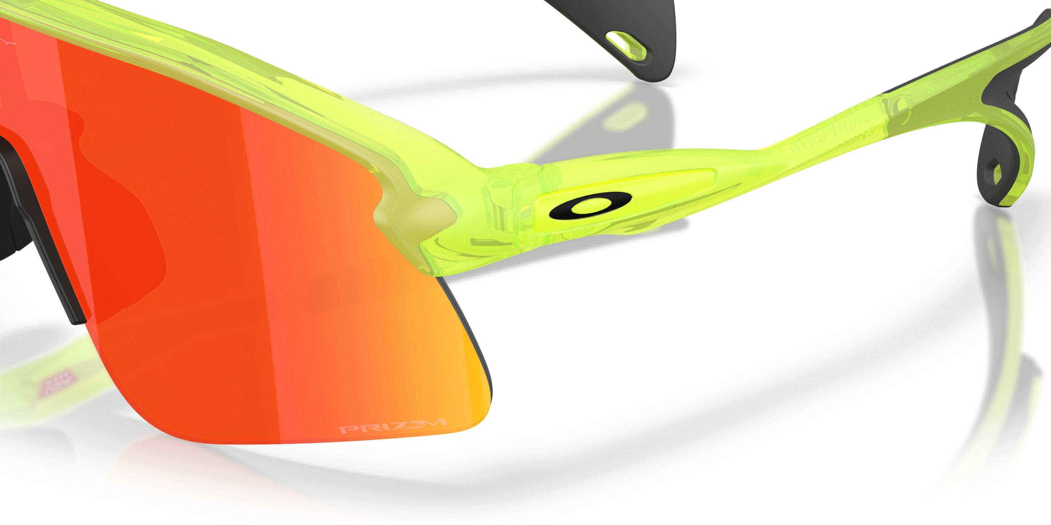 Oakley Stunt Devil S Prizm Ruby Sunglasses &ndash; Matte Uranium - YELLOW/RED Thumbnail View 4