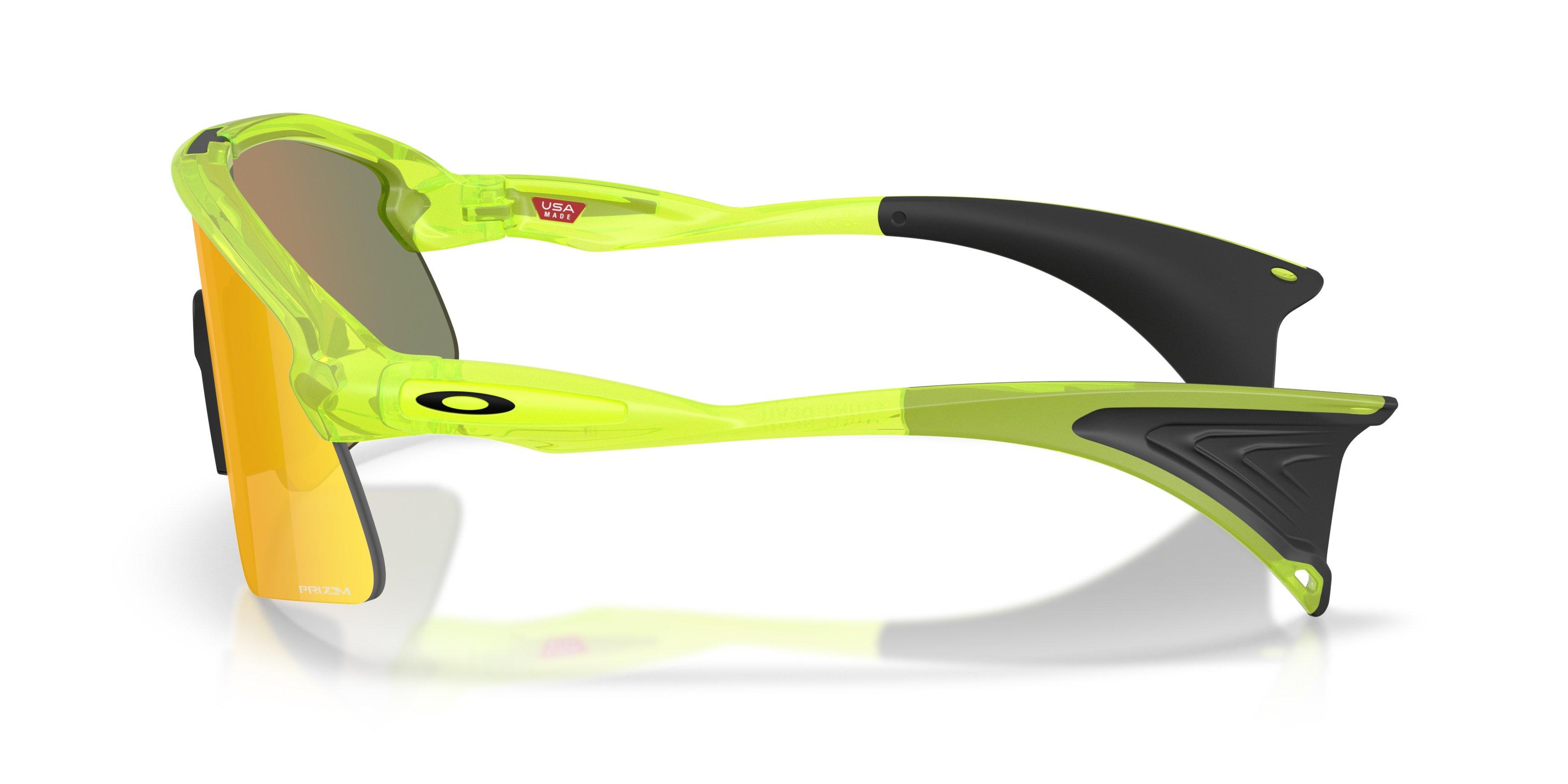 Oakley Stunt Devil S Prizm Ruby Sunglasses &ndash; Matte Uranium - YELLOW/RED Thumbnail View 6
