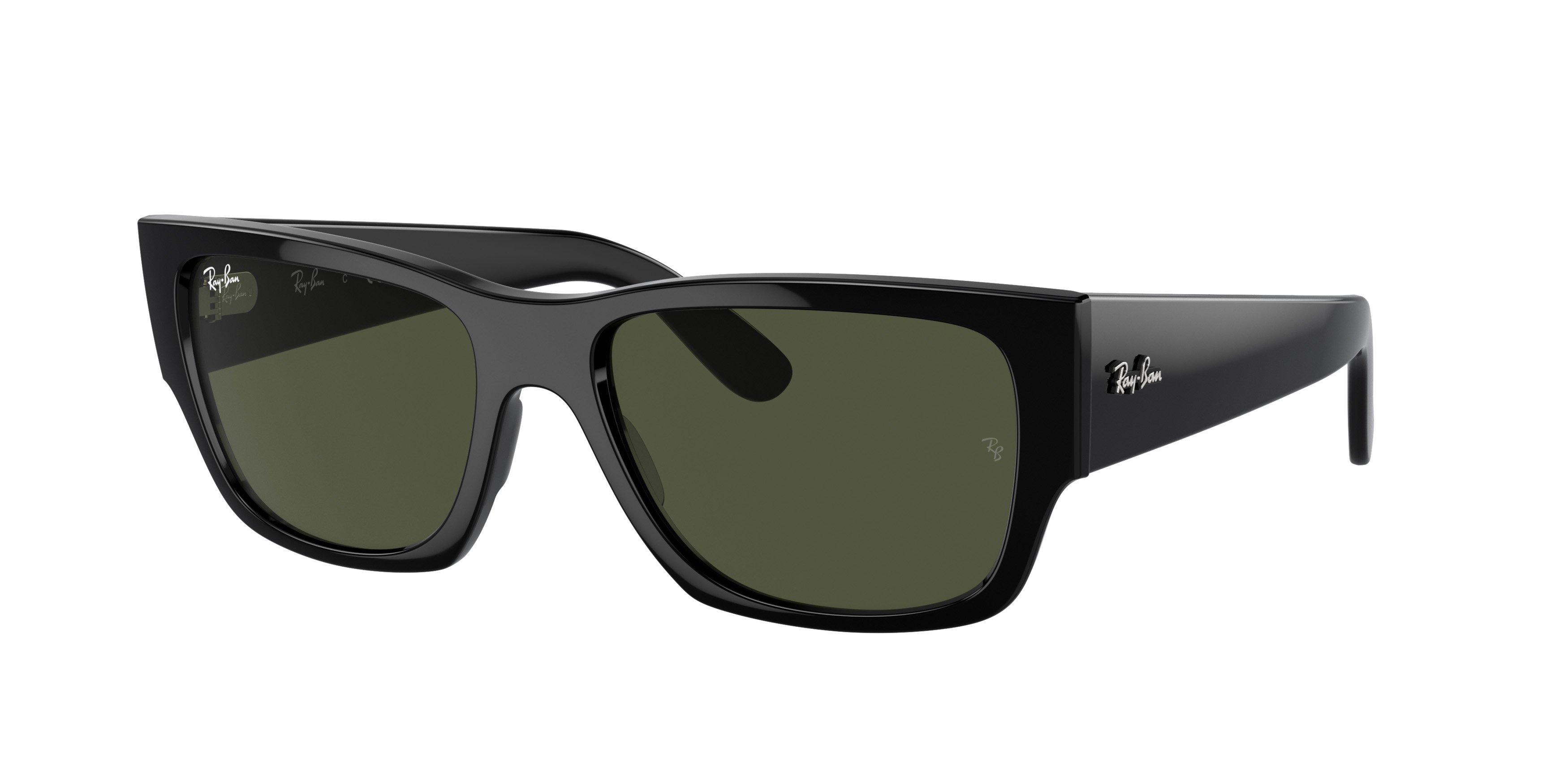 Ray-Ban Carlos Sunglasses - BLACK Thumbnail View 1