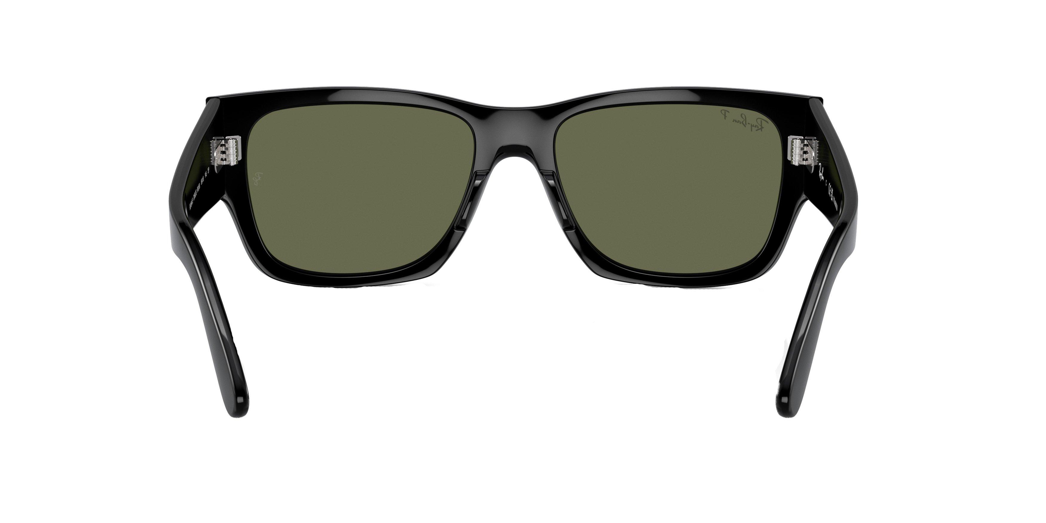 Ray-Ban Carlos Sunglasses - BLACK/GREEN Thumbnail View 2
