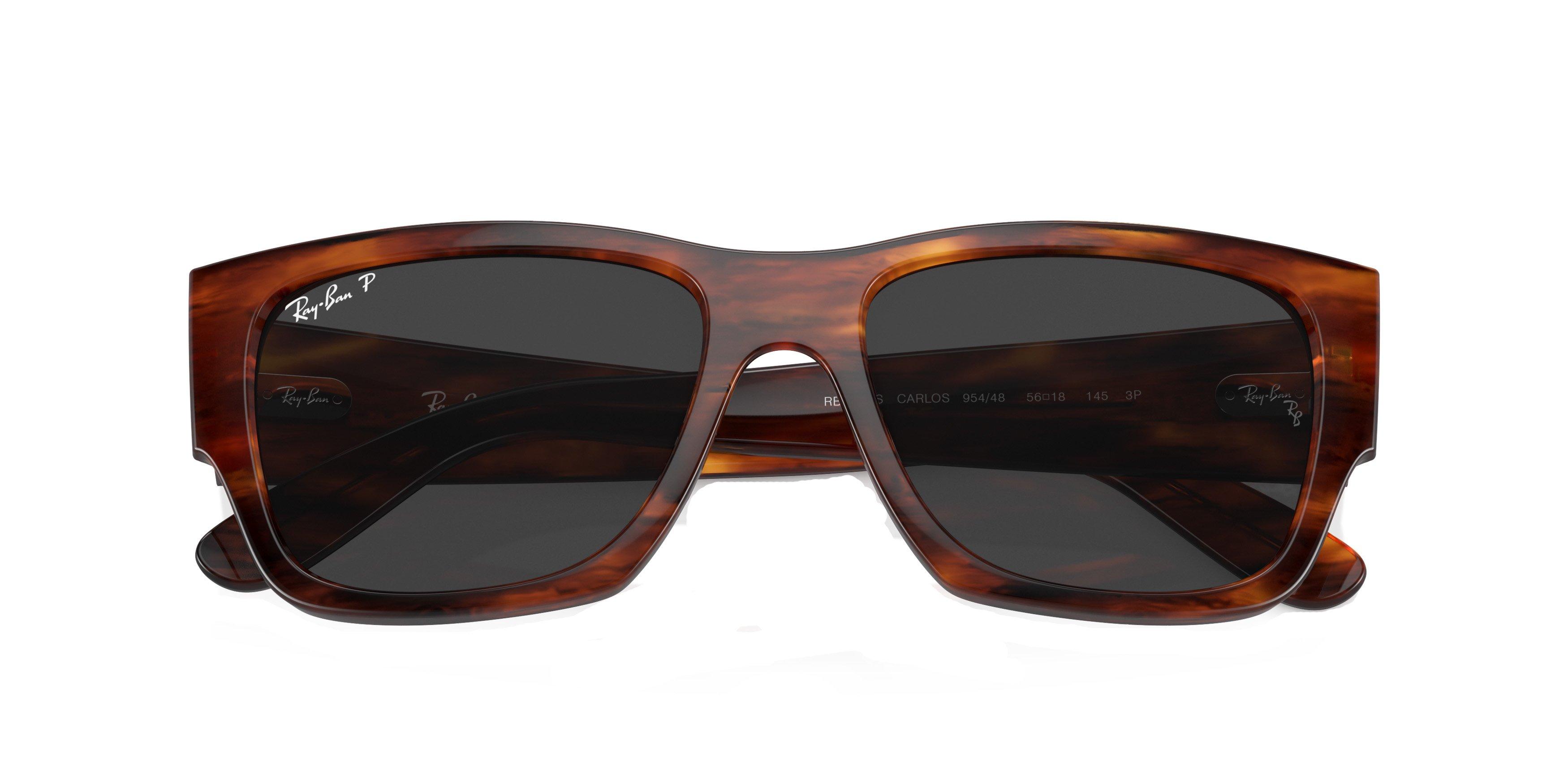 Ray-Ban Carlos Sunglasses - BROWN/GREY Thumbnail View 6