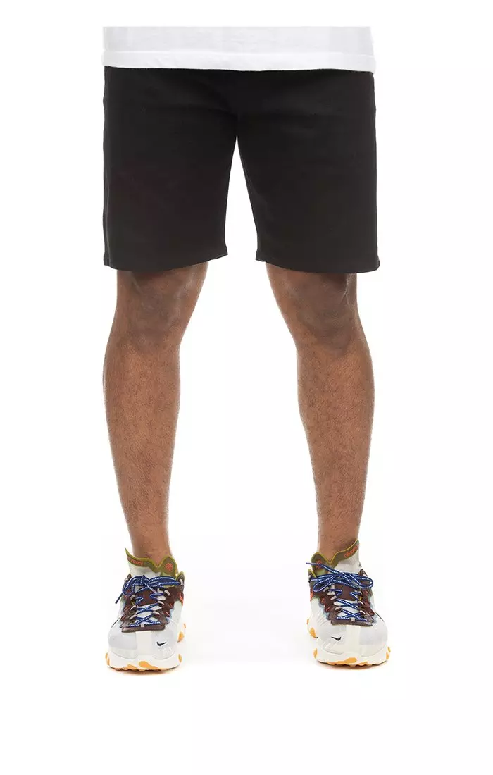 Hustle Gang Men's Inkwell Shorts-Black - BLACK