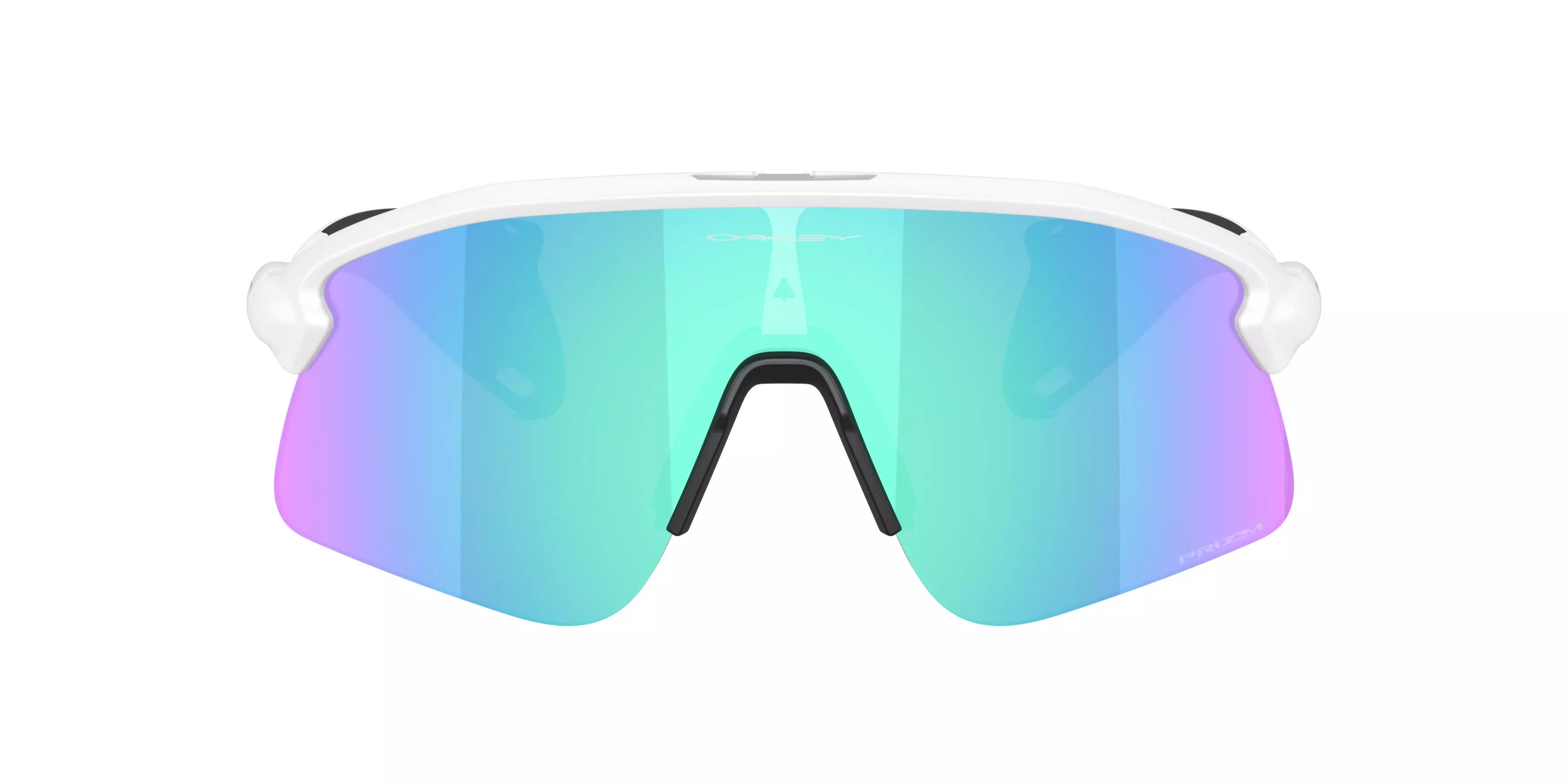Oakley Stunt Devil S Prizm Sapphire Sunglasses – Matte White - WHITE/BLUE