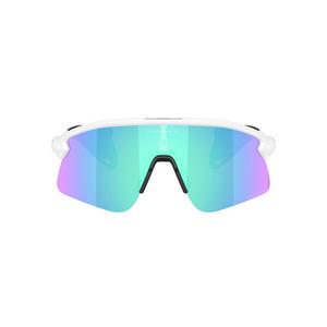 Oakley Stunt Devil S Prizm Sapphire Sunglasses – Matte White