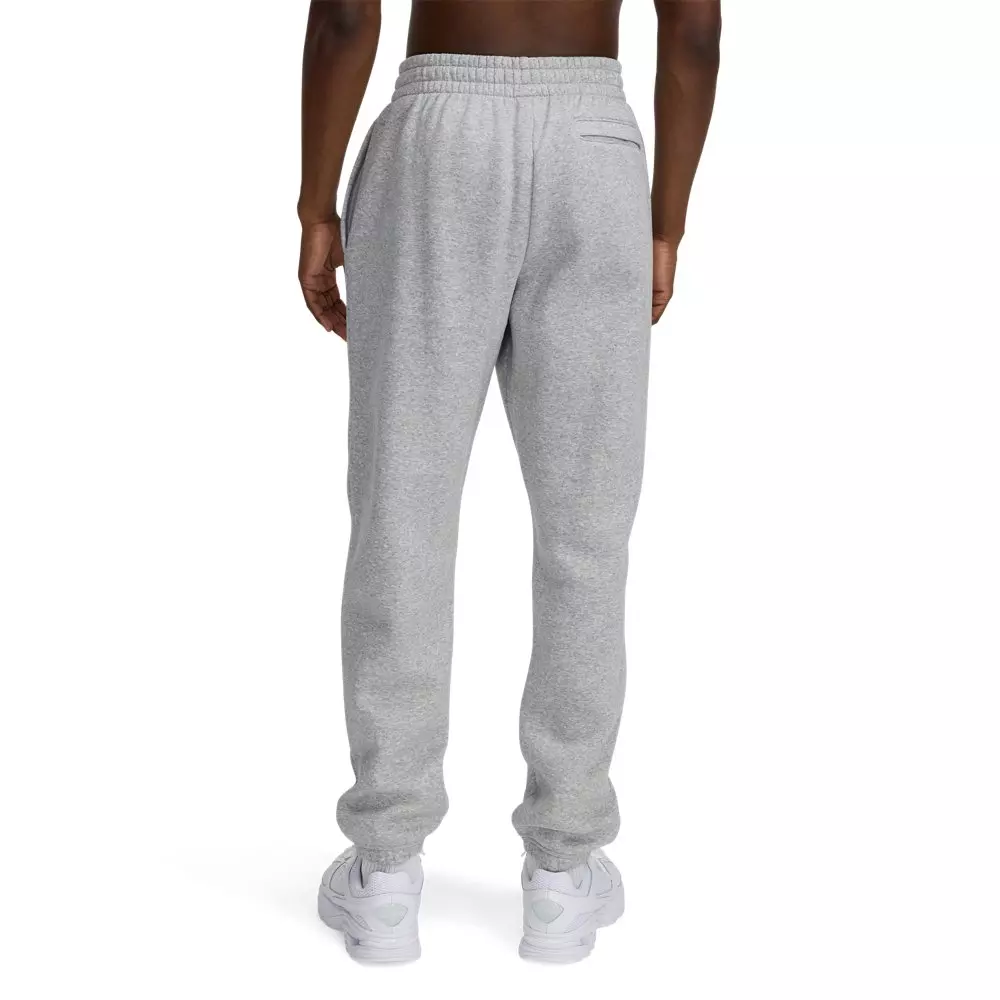Under Armour Men's Icon Fleece Joggers - Grey/White - GREY/WHITE