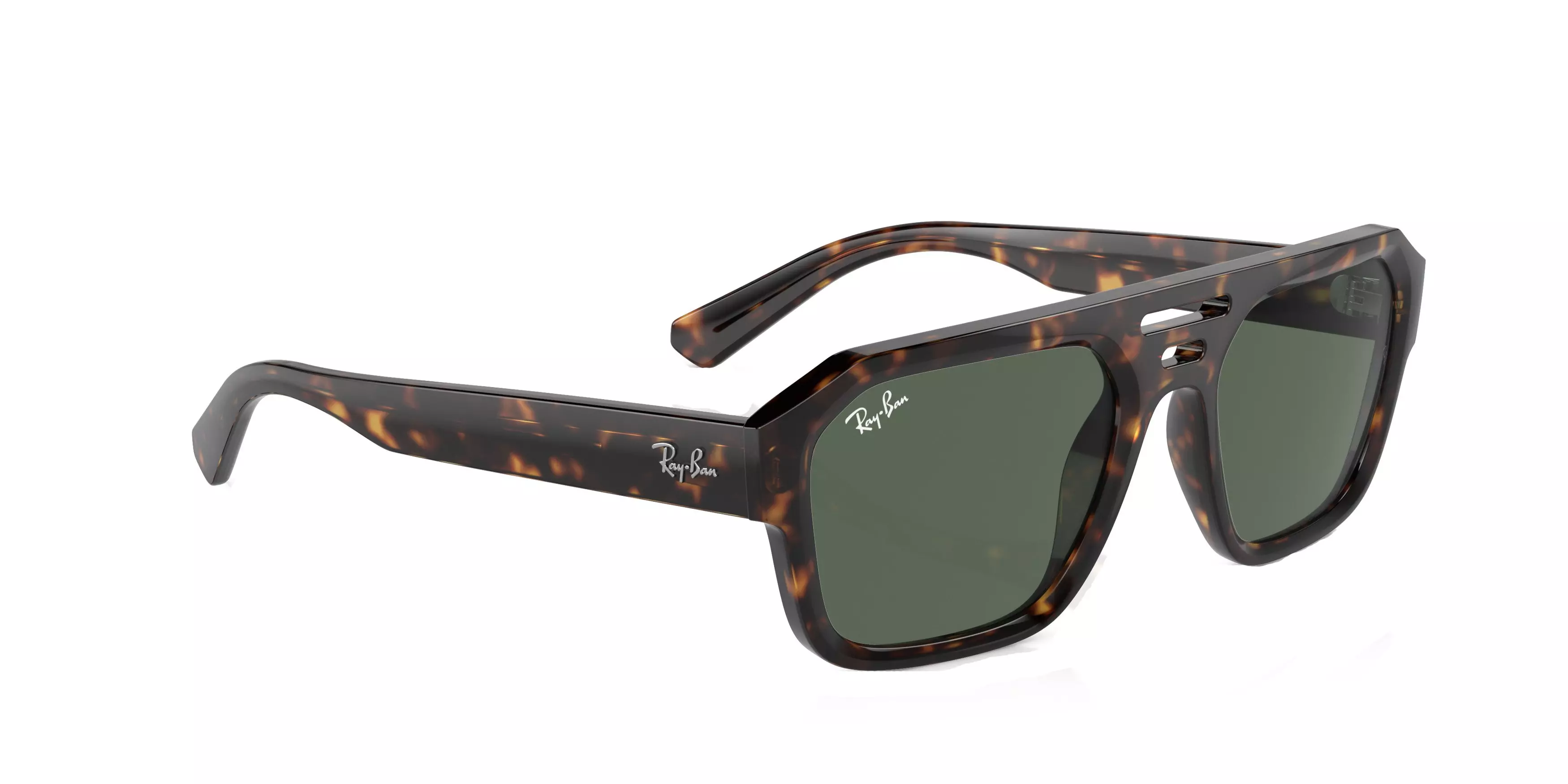 Ray-Ban Corrigan Bio-Based Sunglasses - BROWN/GREEN