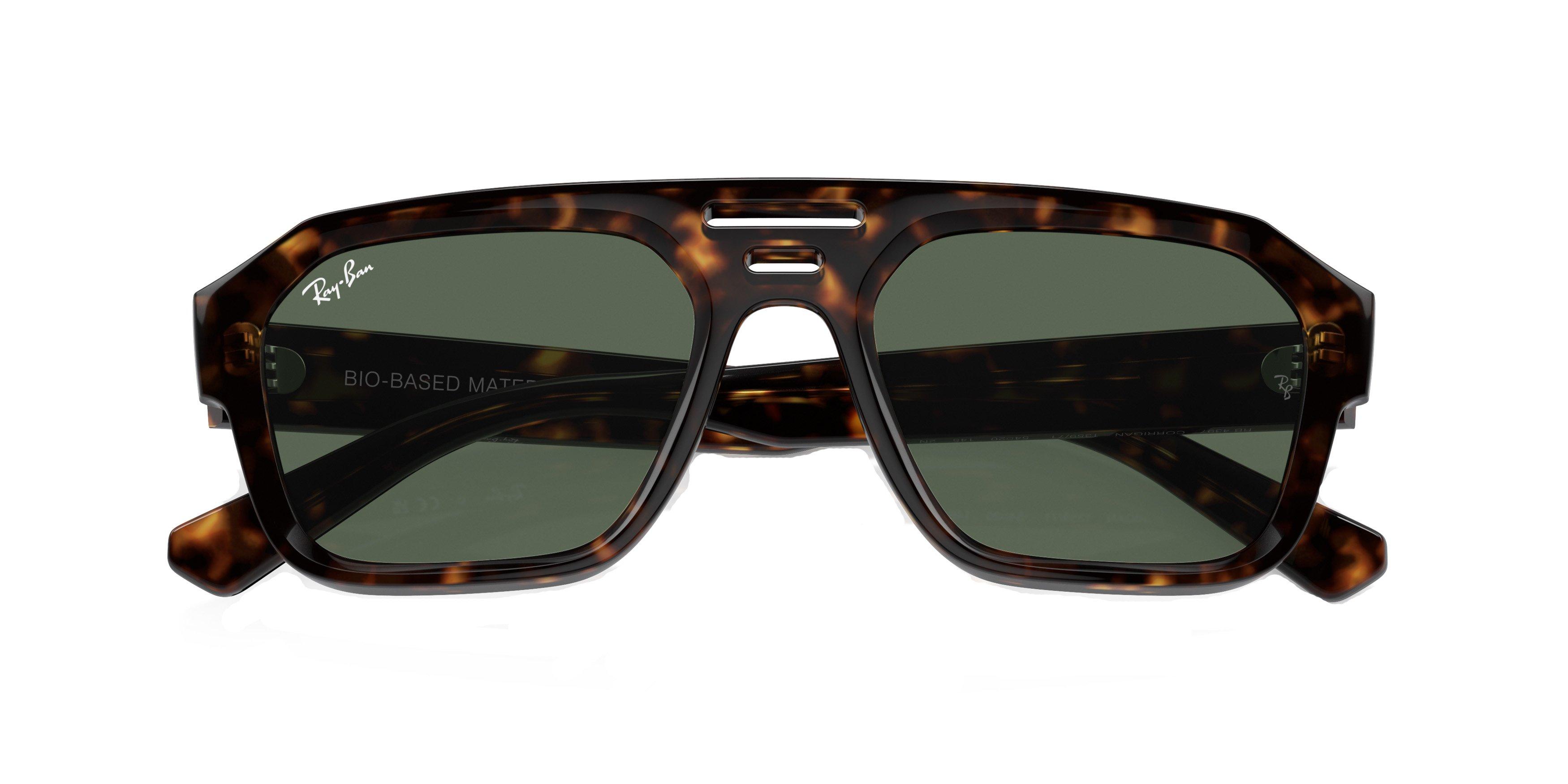 Ray-Ban Corrigan Bio-Based Sunglasses - BROWN/GREEN Thumbnail View 6