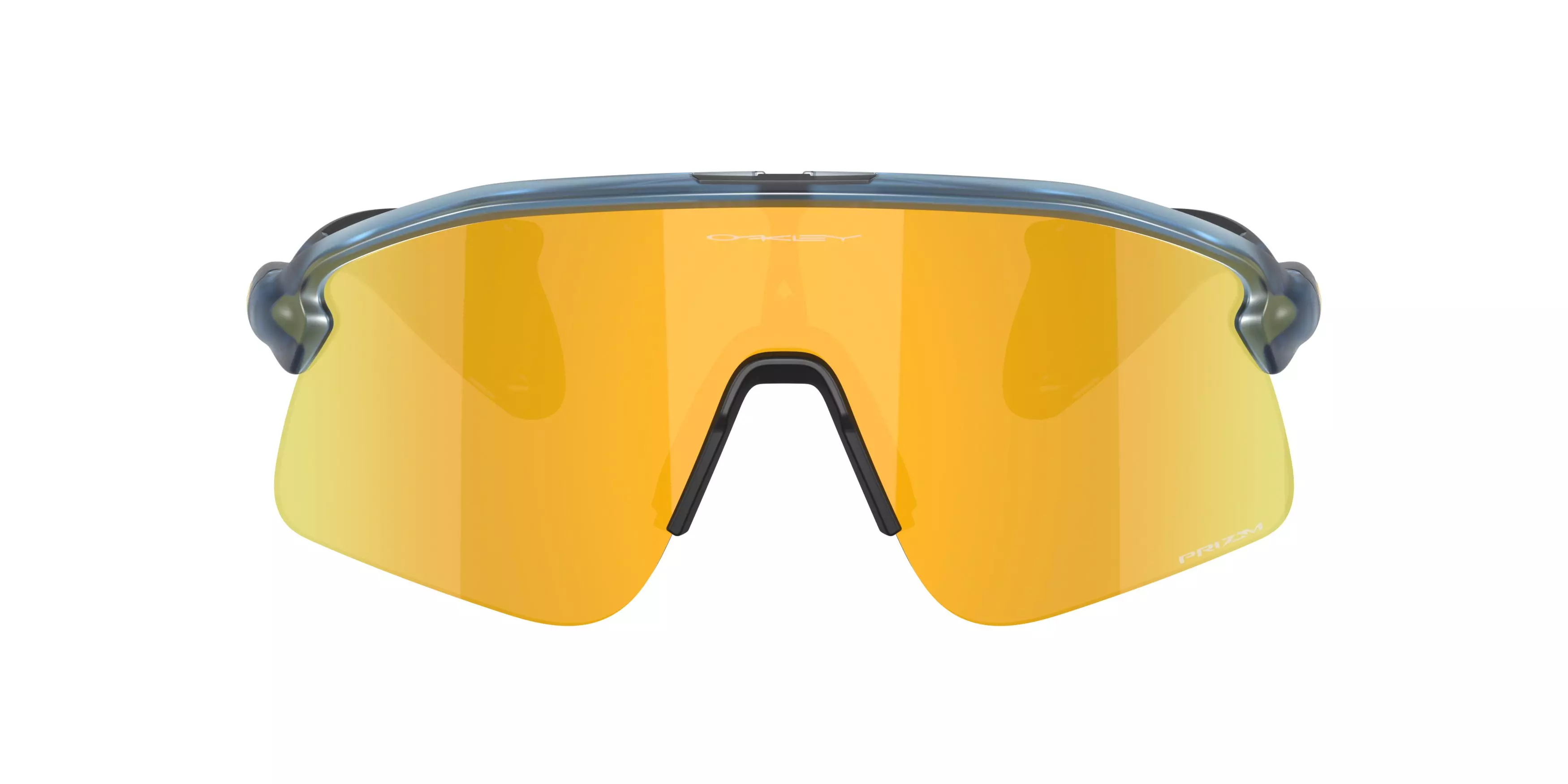 Oakley Stunt Devil S LensColor Prizm 24K Sunglasses – Matte Transparent Abyss - BLACK/GOLD