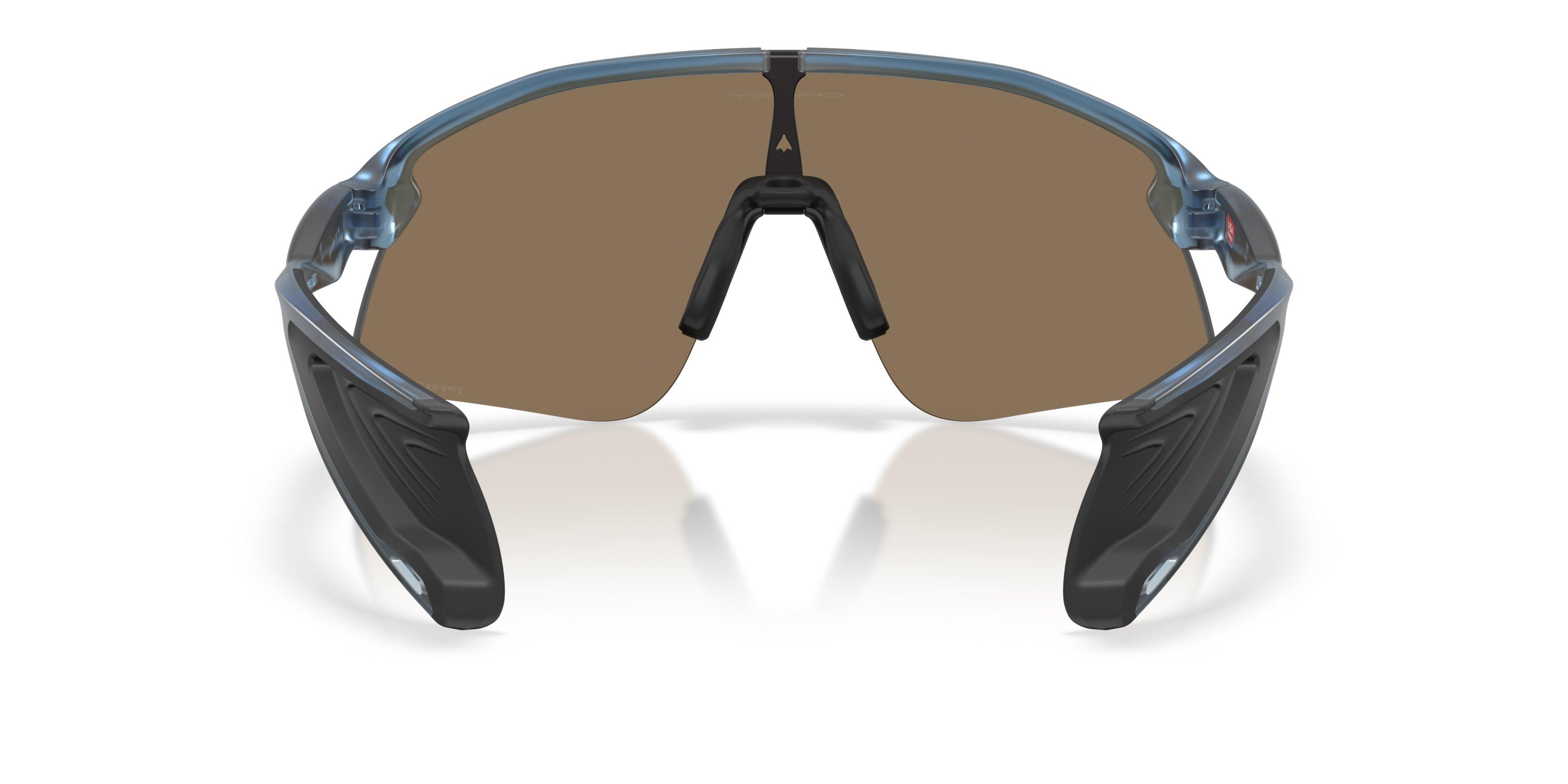 Oakley Stunt Devil S LensColor Prizm 24K Sunglasses &ndash; Matte Transparent Abyss - BLACK/GOLD Thumbnail View 3