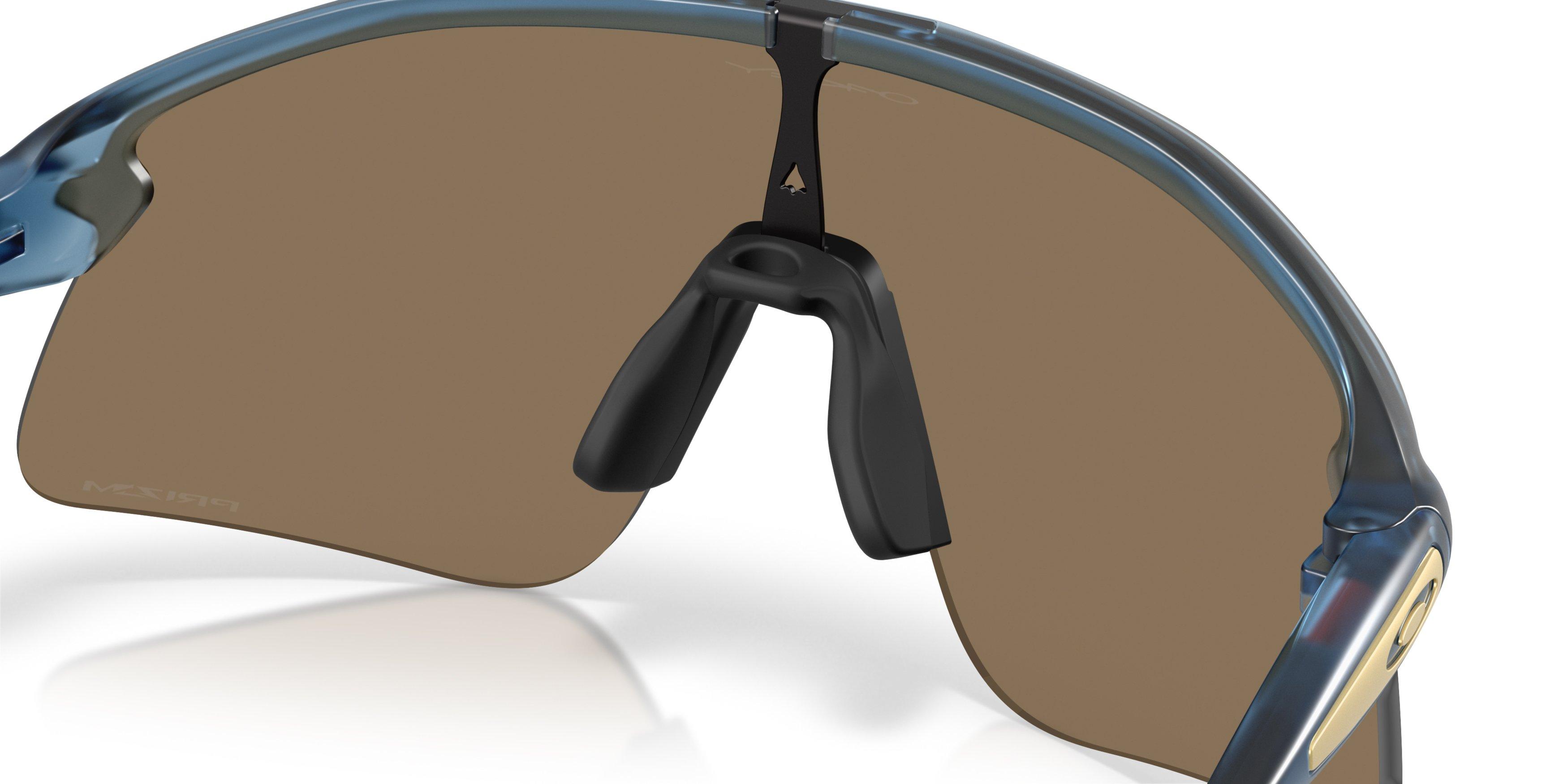 Oakley Stunt Devil S LensColor Prizm 24K Sunglasses &ndash; Matte Transparent Abyss - BLACK/GOLD Thumbnail View 5