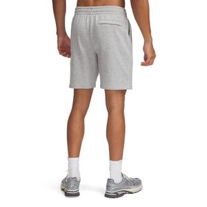Under Armour Men's Icon Fleece 7.75" Shorts - Grey/White
